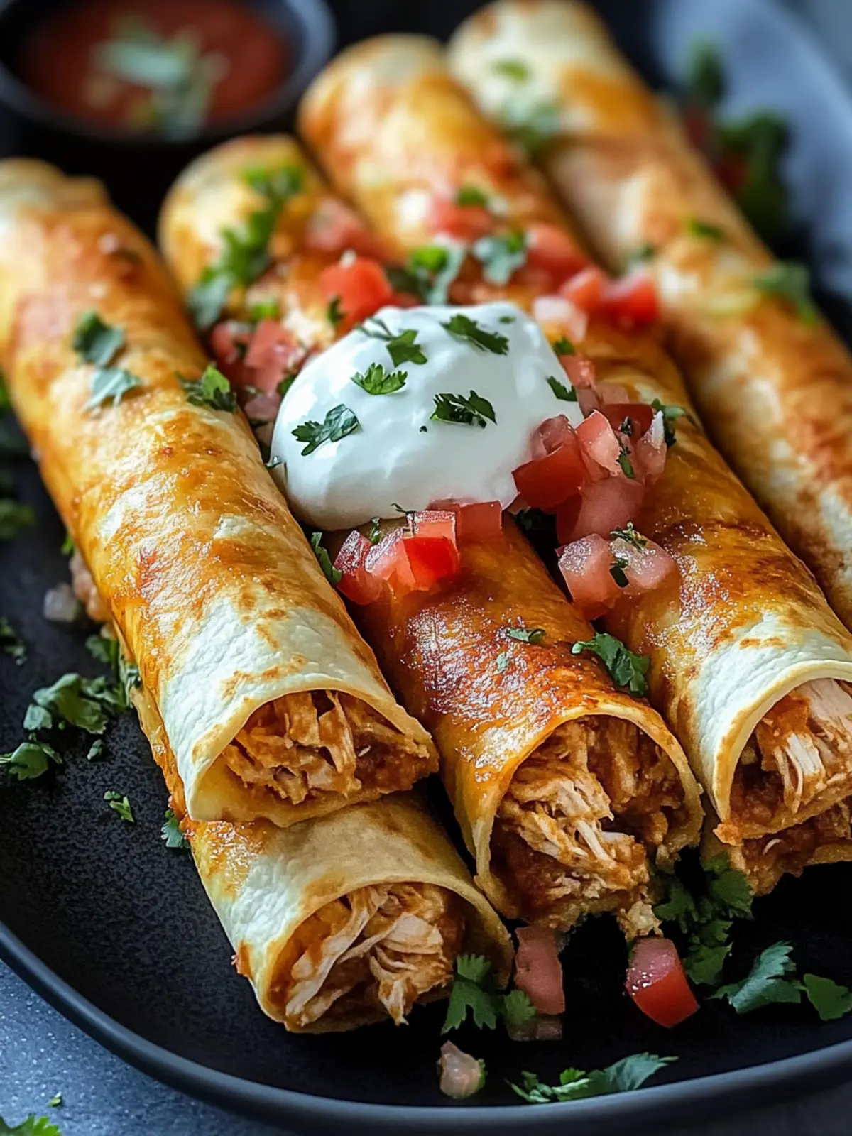 Crispy Crunchy Oven-Baked Chicken Taquitos You’ll Love 5 Crunchy Oven-Baked Chicken Taquitos