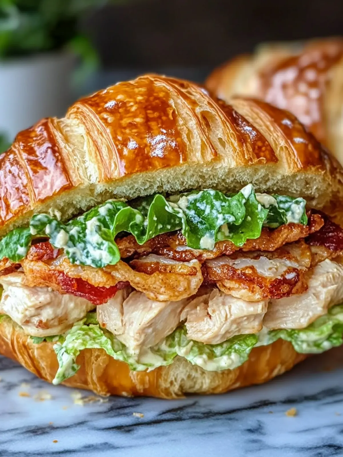 Irresistible Chicken Caesar Croissant Sandwich Recipe You'll Love 5 Irresistible Chicken Caesar Croissant Sandwich Recipe
