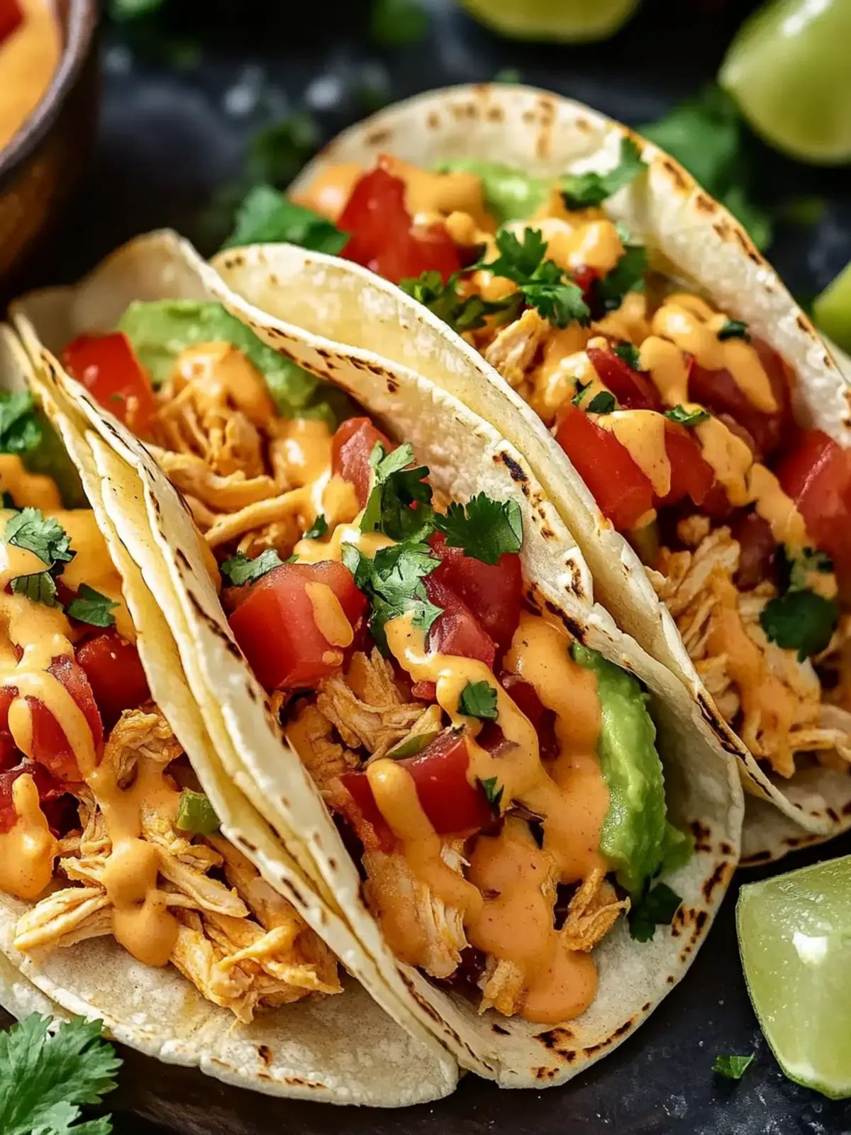 Savory Slow Cooker Queso Chicken Tacos for Effortless Feasts 2 Slow Cooker Queso Chicken Tacos