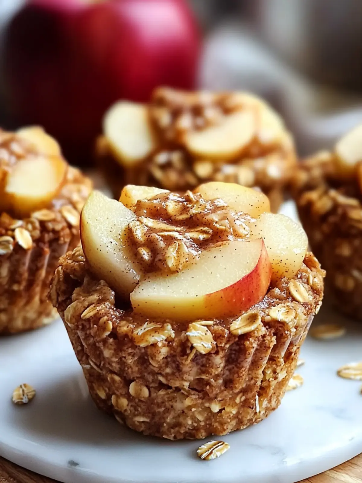 Baked Apple Cinnamon Oatmeal Cups for Effortless Mornings 3 Baked Apple Cinnamon Oatmeal Cups