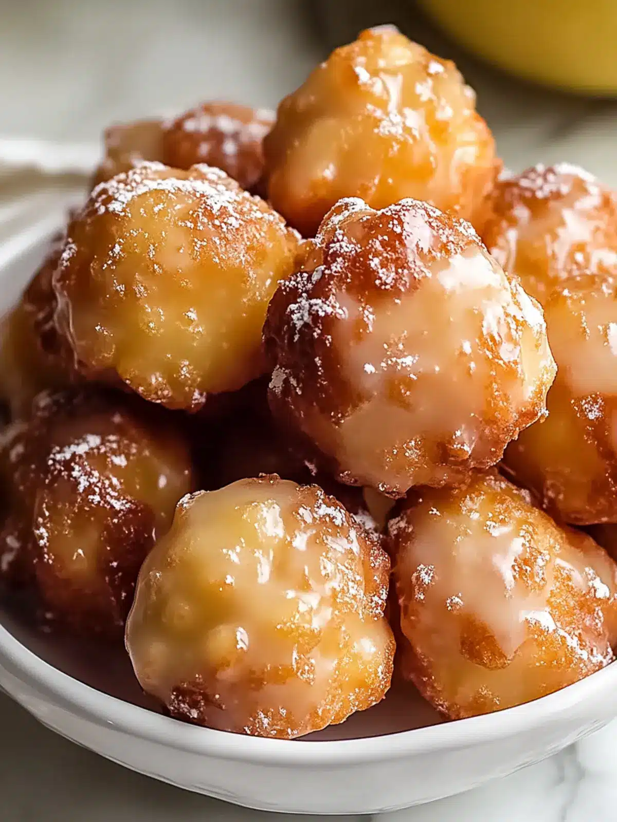 Irresistible Baked Apple Fritter Bites for Fall Bliss 3 Apple Fritter Bites