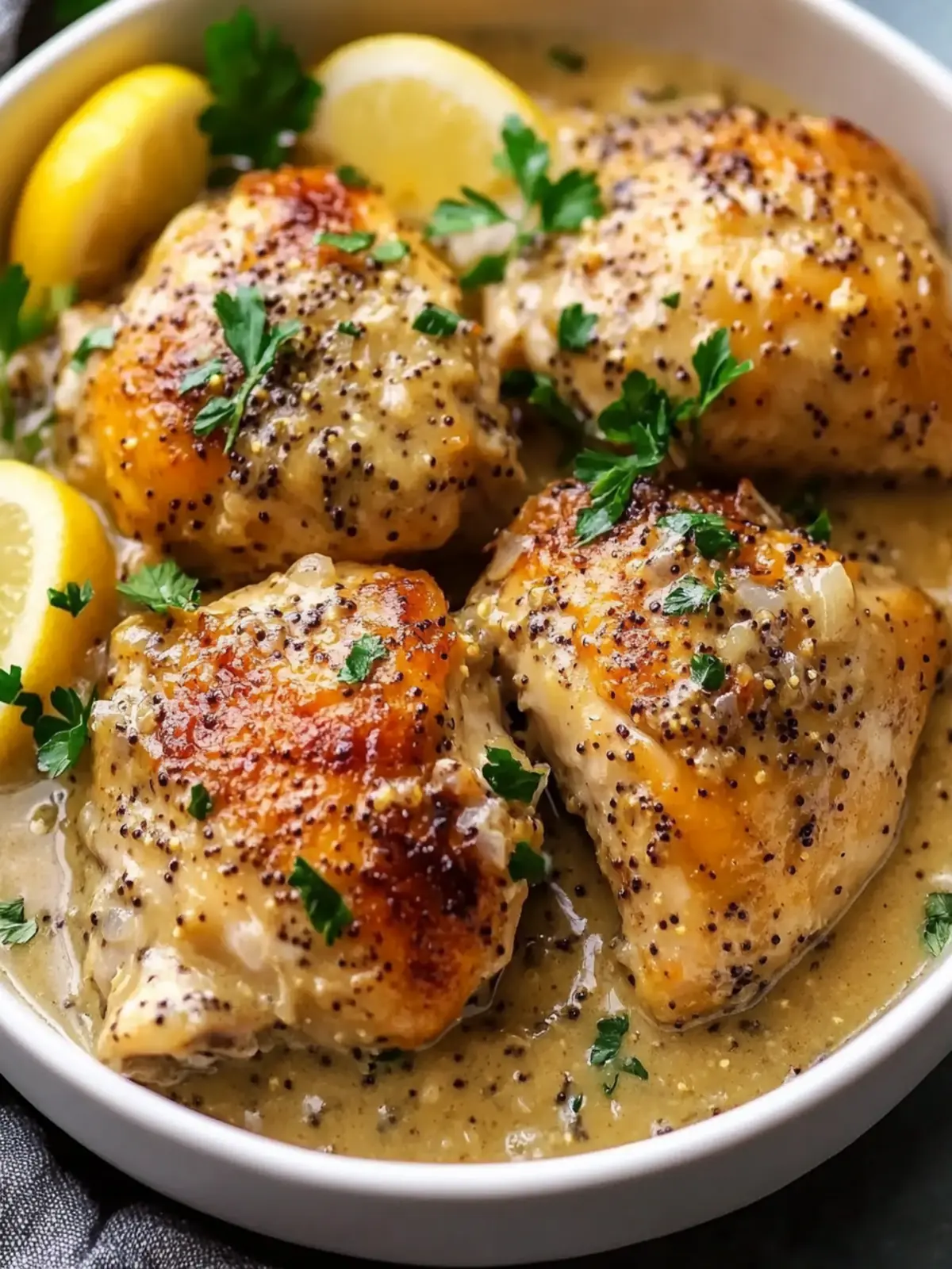 Slow Cooker French Wine & Mustard Chicken That Wows Every Time 4 Slow Cooker French Wine & Mustard Chicken