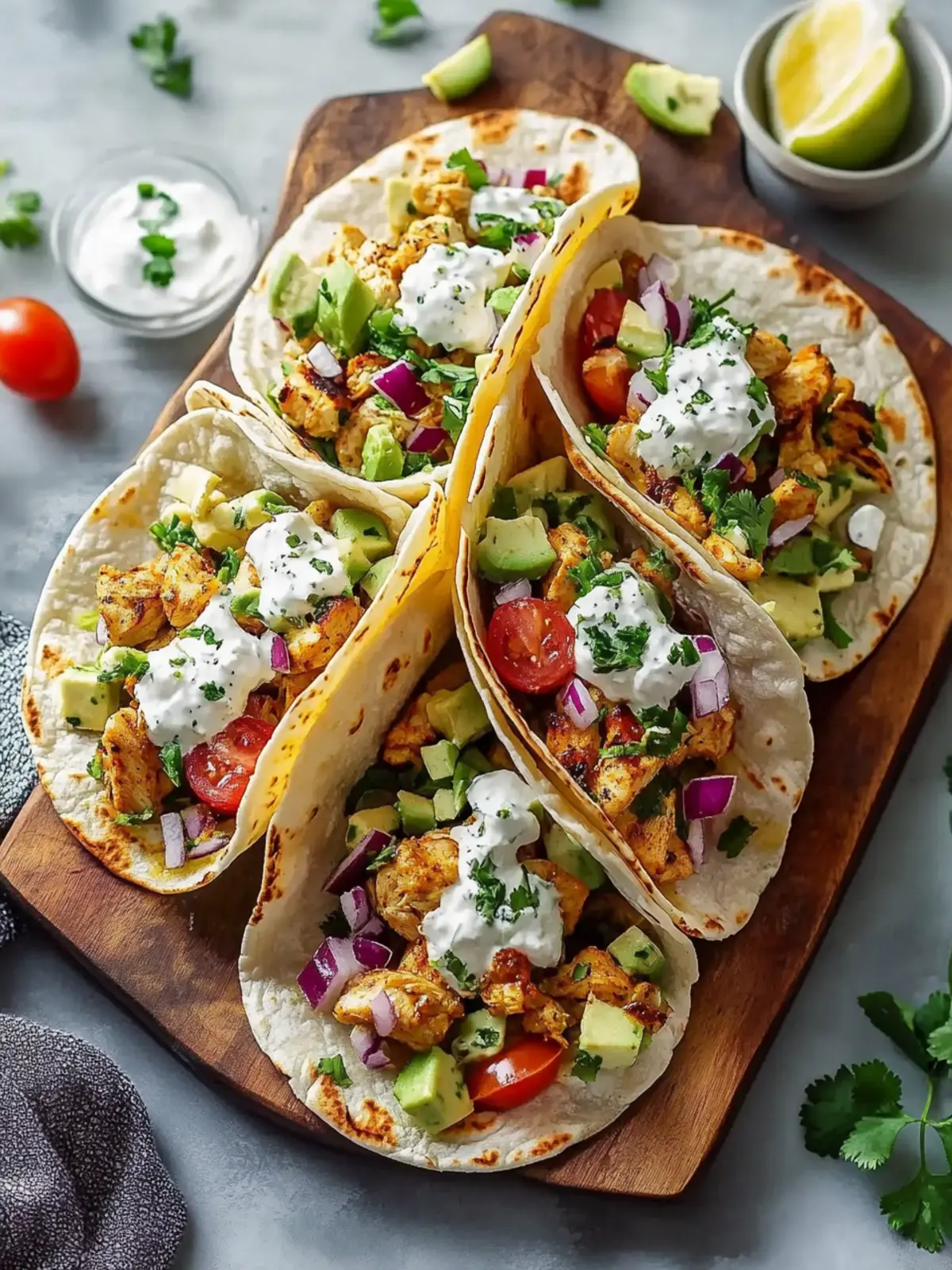 Quick Mediterranean Chicken Tacos with Fresh Salsa Bliss 5 Quick Mediterranean Chicken Tacos