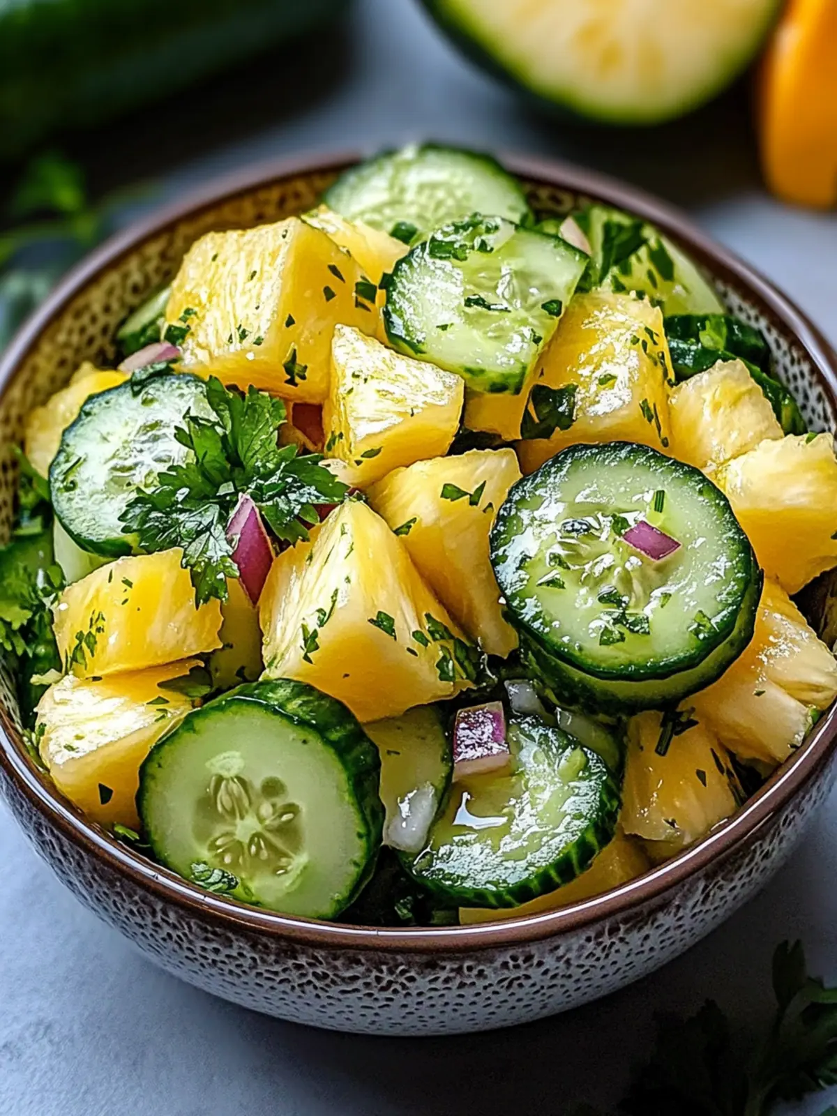 Tropical Pineapple Cucumber Salad for a Refreshing Summer Treat 4 Pineapple Cucumber Salad