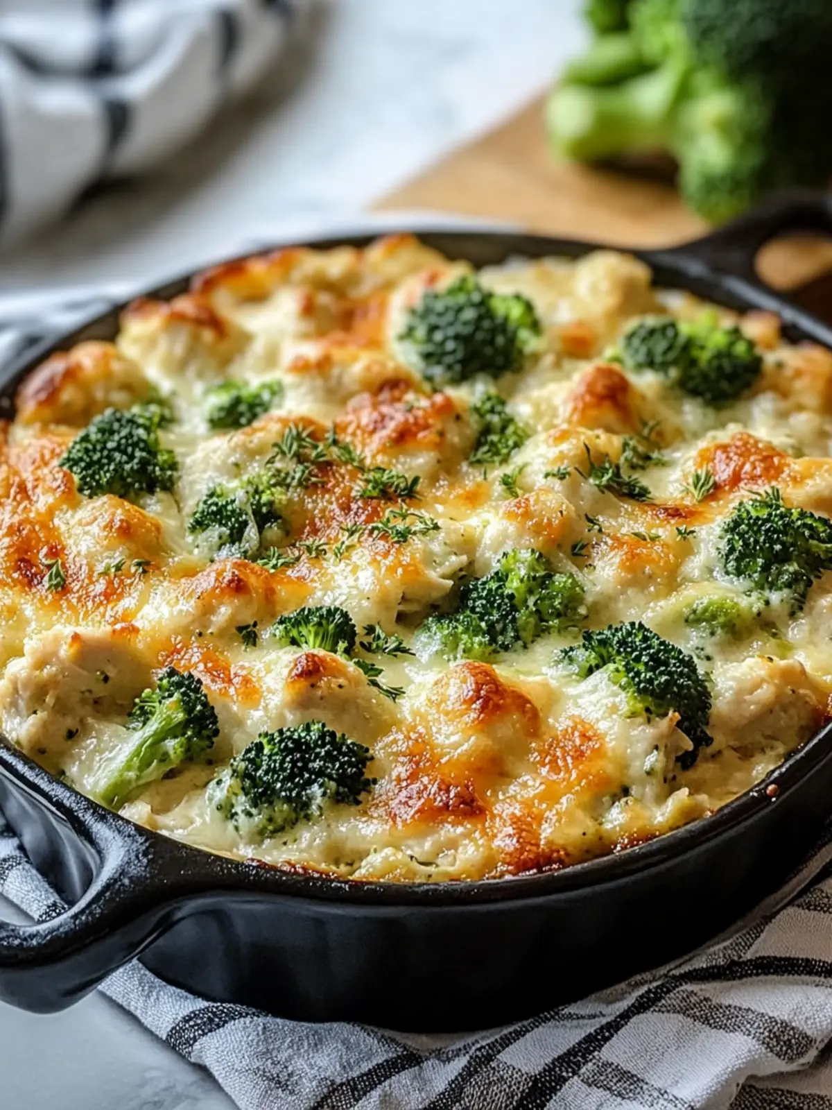 Easy Keto Chicken Alfredo Broccoli Bake That's Pure Comfort 2 Easy Keto Chicken Alfredo Broccoli Bake