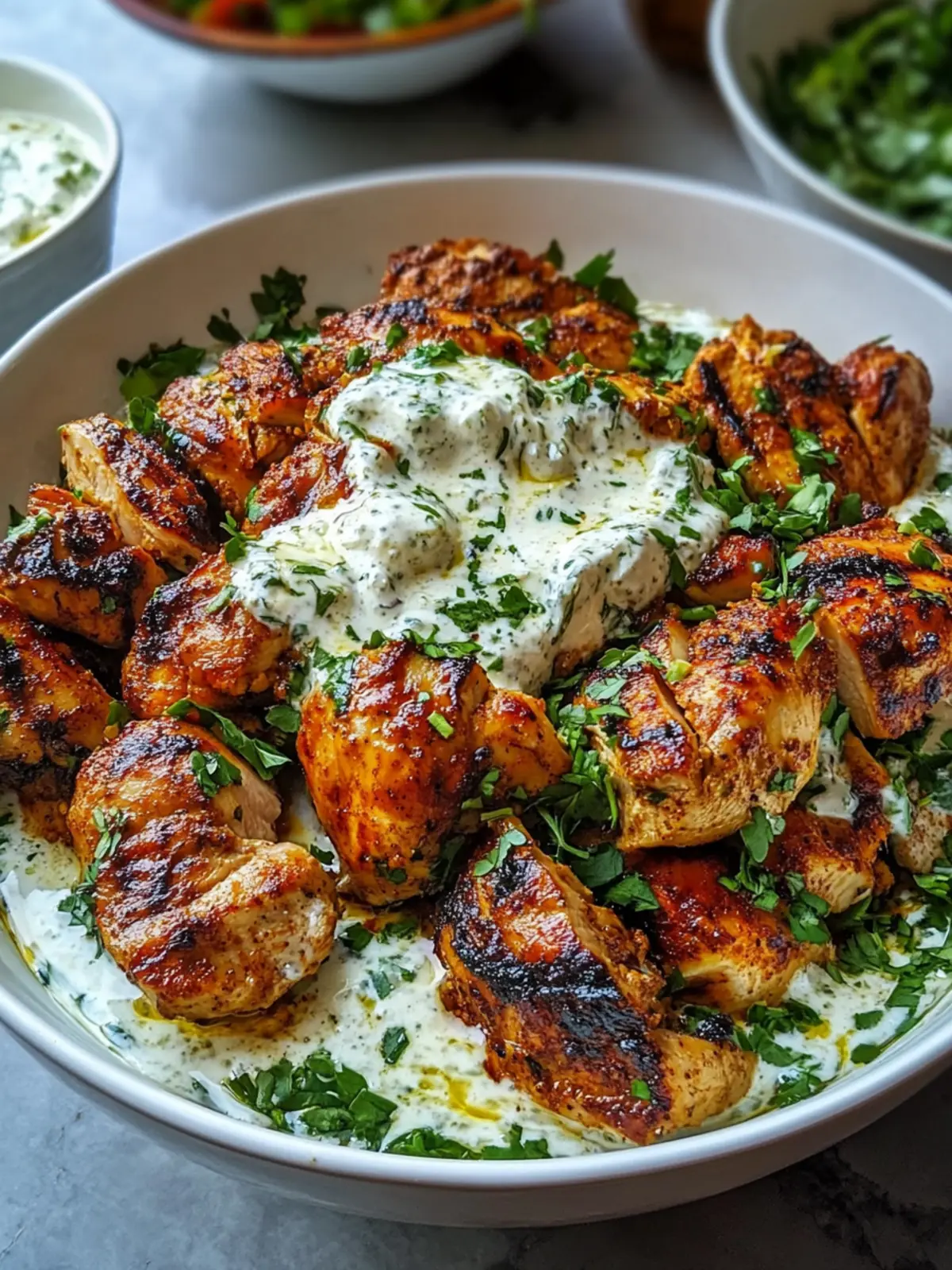 Delicious Turkish Chicken with Creamy White Sauce in 30 Minutes 4 Turkish Chicken with Creamy White Sauce