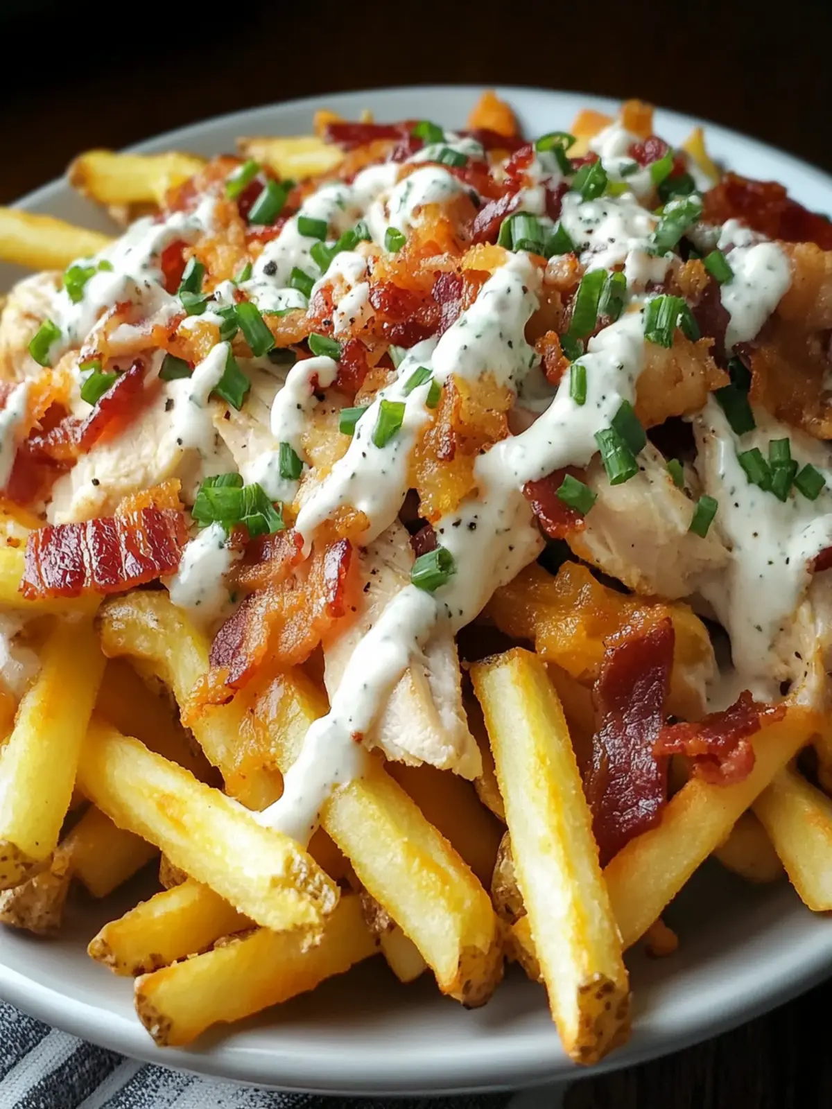 Chicken Bacon Ranch Fries That Will Change Your Snack Game 4 Chicken Bacon Ranch Fries