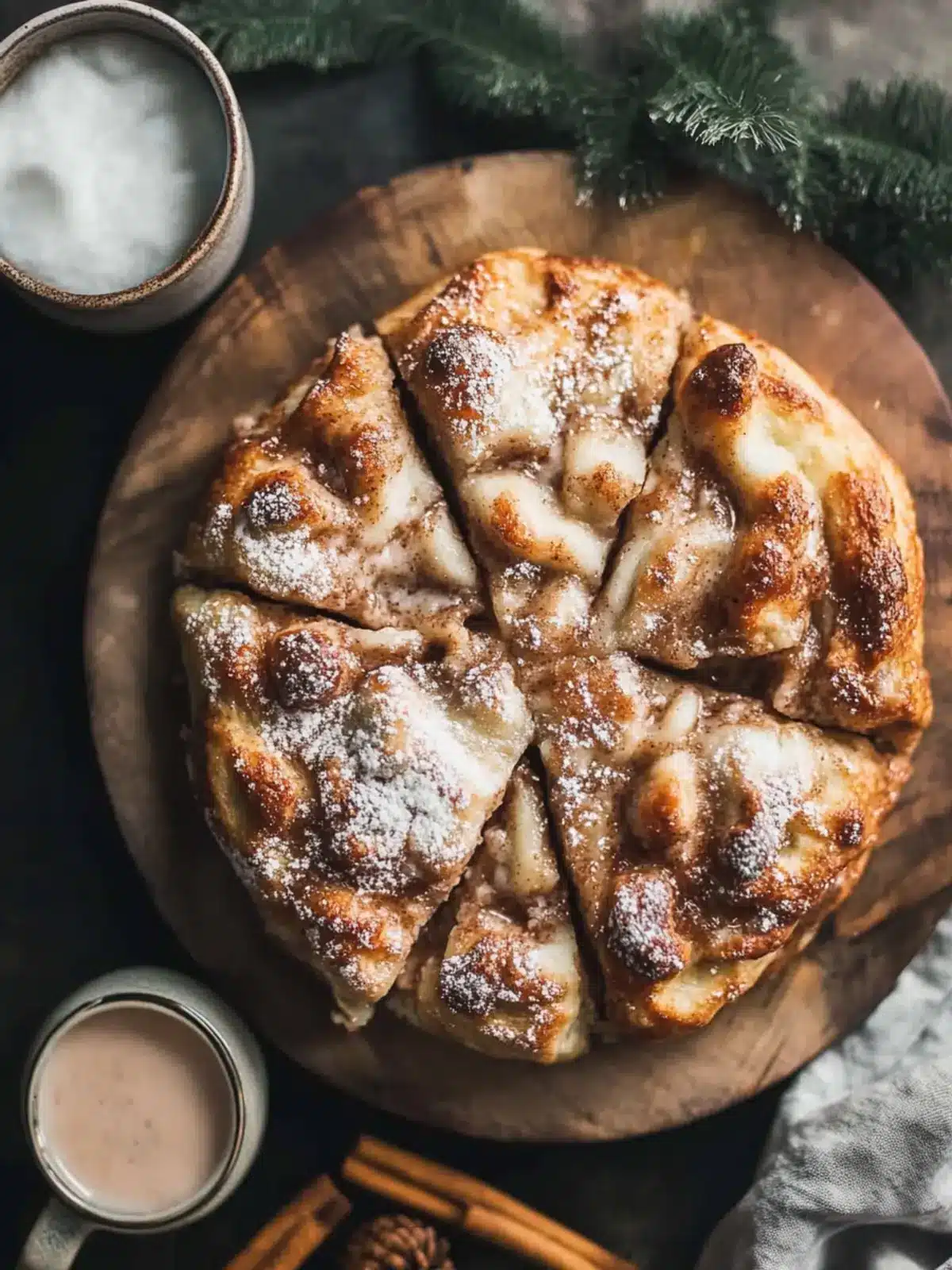 Fluffy Cinnamon Roll Focaccia with Creamy Icing Bliss 5 Cinnamon Roll Focaccia