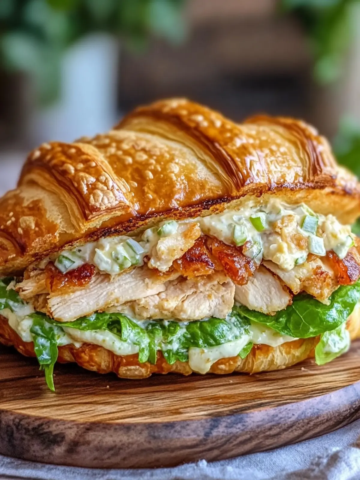 Irresistible Chicken Caesar Croissant Sandwich Recipe You'll Love 3 Irresistible Chicken Caesar Croissant Sandwich Recipe