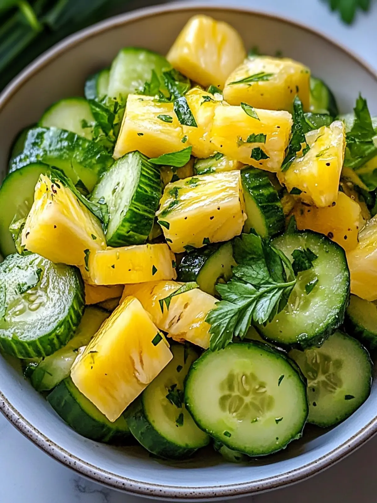 Tropical Pineapple Cucumber Salad for a Refreshing Summer Treat 3 Pineapple Cucumber Salad