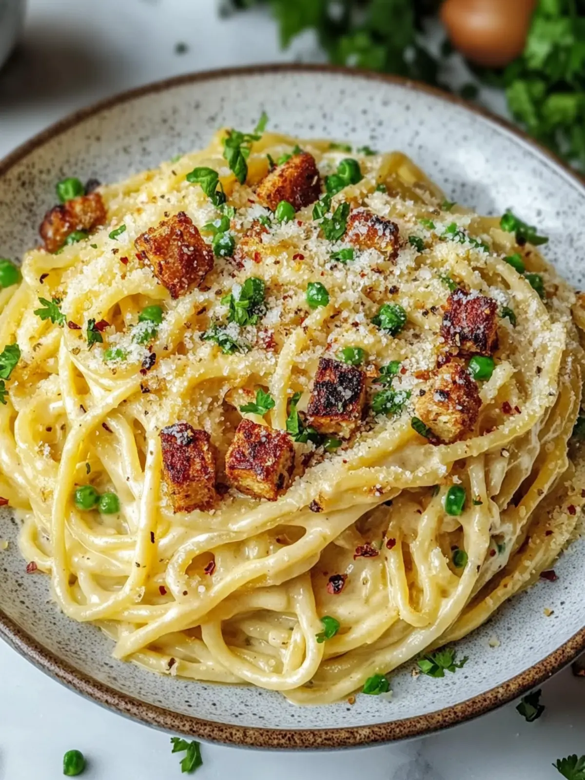 Creamy Vegan Carbonara Recipe with Cashew Cream Magic 4 Creamy Vegan Carbonara Recipe