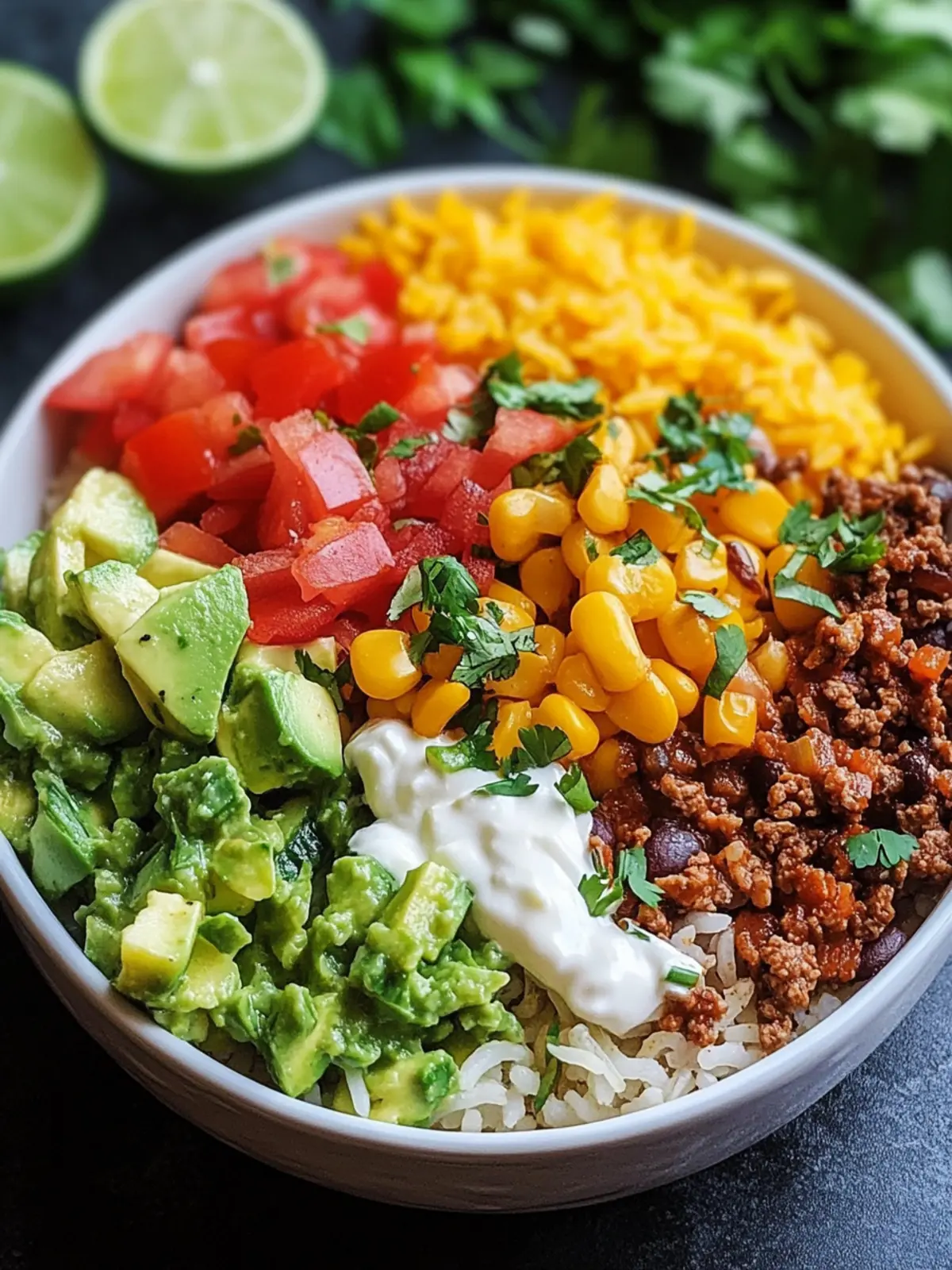 Taco Rice Bowl Delight – Quick, Customizable Family Favorite 2 Taco Rice Bowl