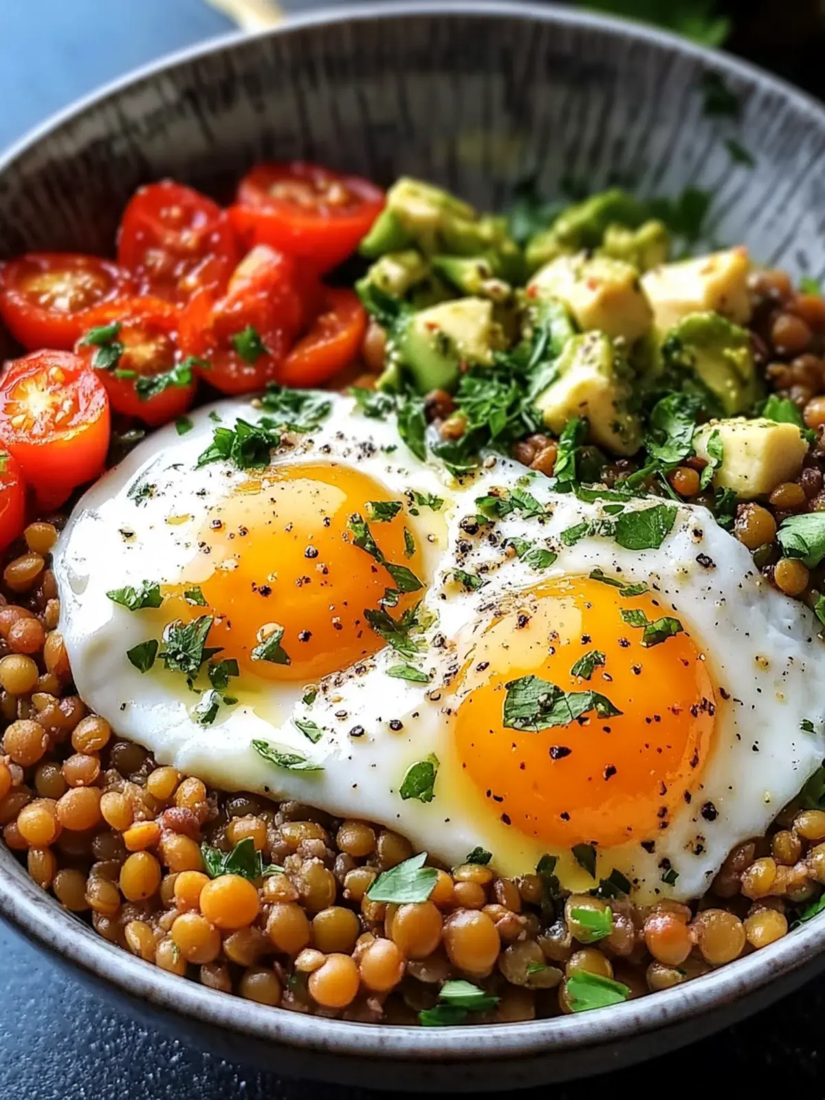 Savory Lentil Breakfast Bowl for a Flavor-Packed Morning Boost 5 Savory Lentil Breakfast Bowl