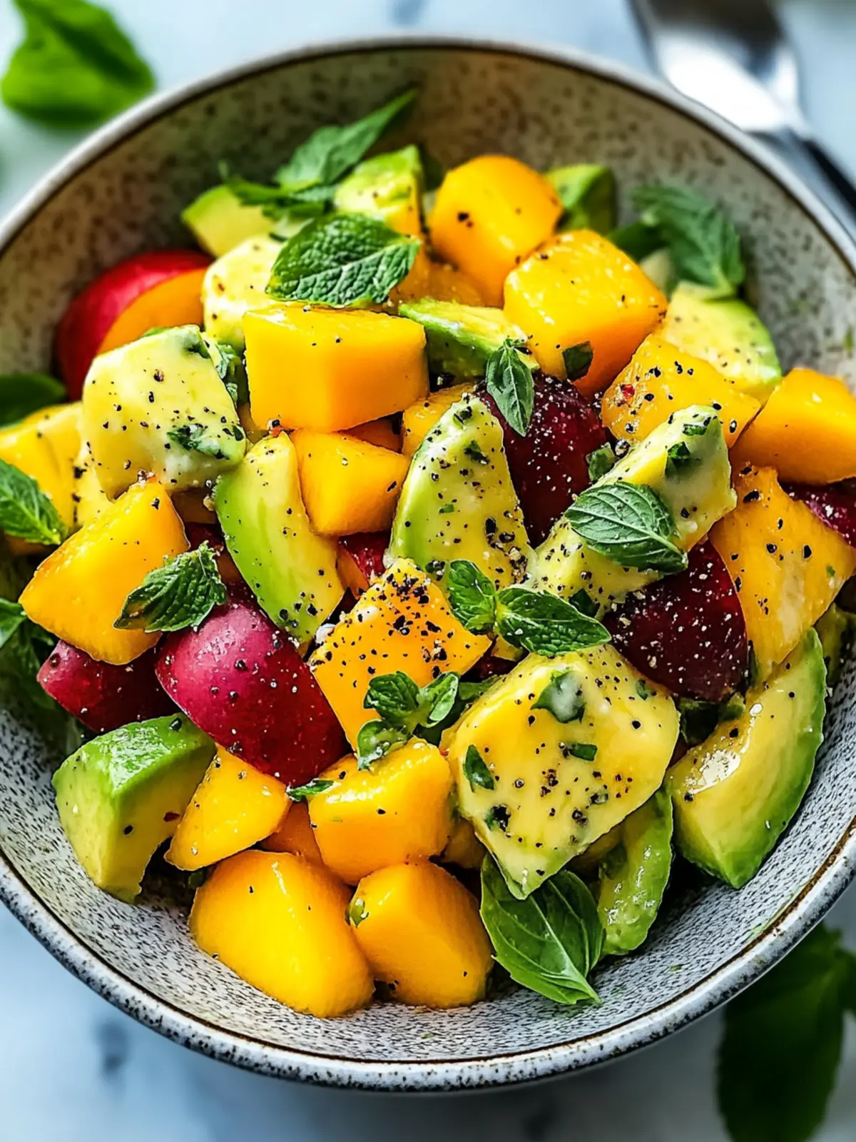 Zesty Avocado Mango Salad for a Refreshing Twist 5 Avocado Mango Salad