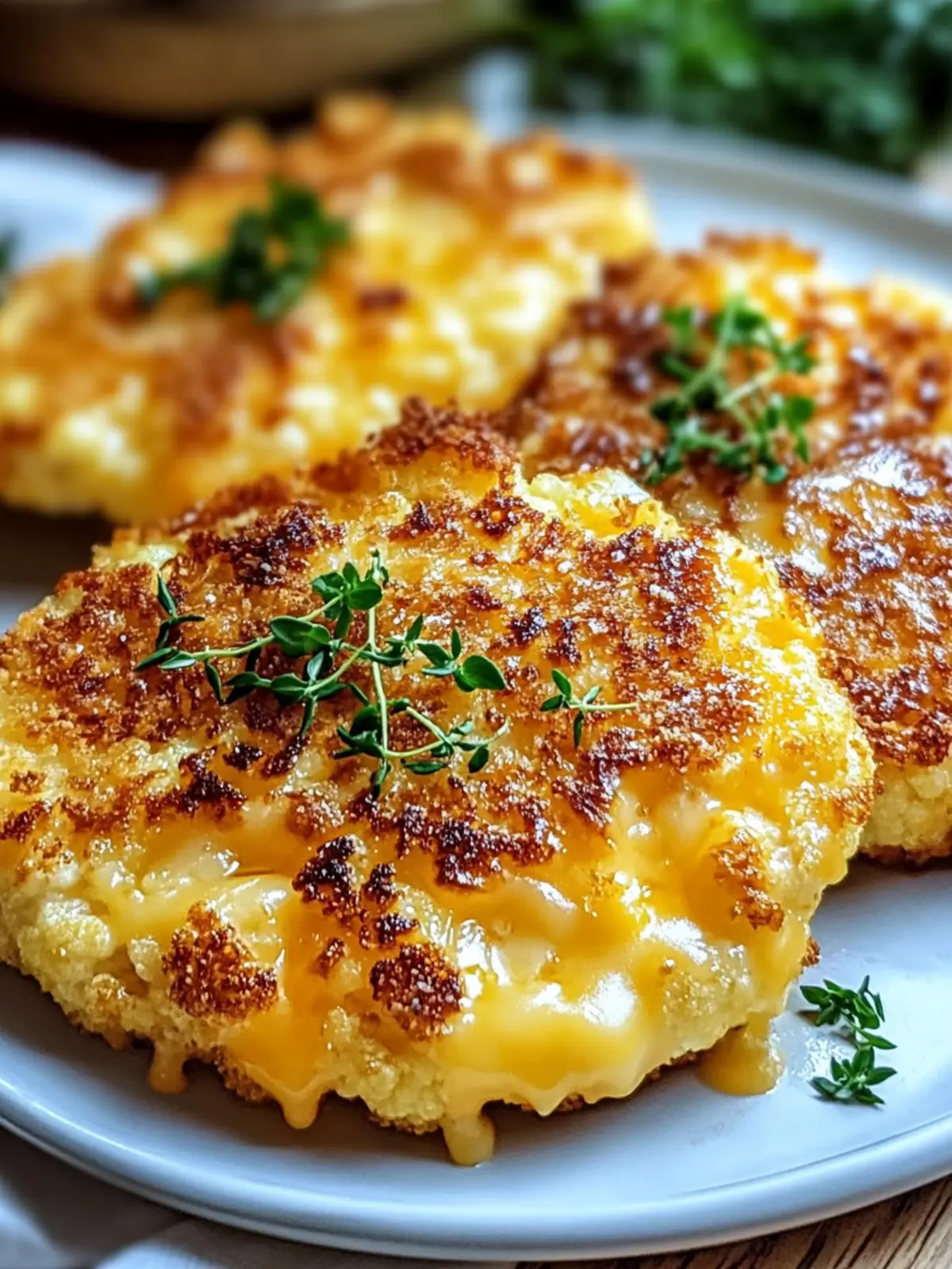 Golden Crusted Cheesy Cauliflower Steaks You'll Love to Make 5 Golden Crusted Cheesy Cauliflower Steaks
