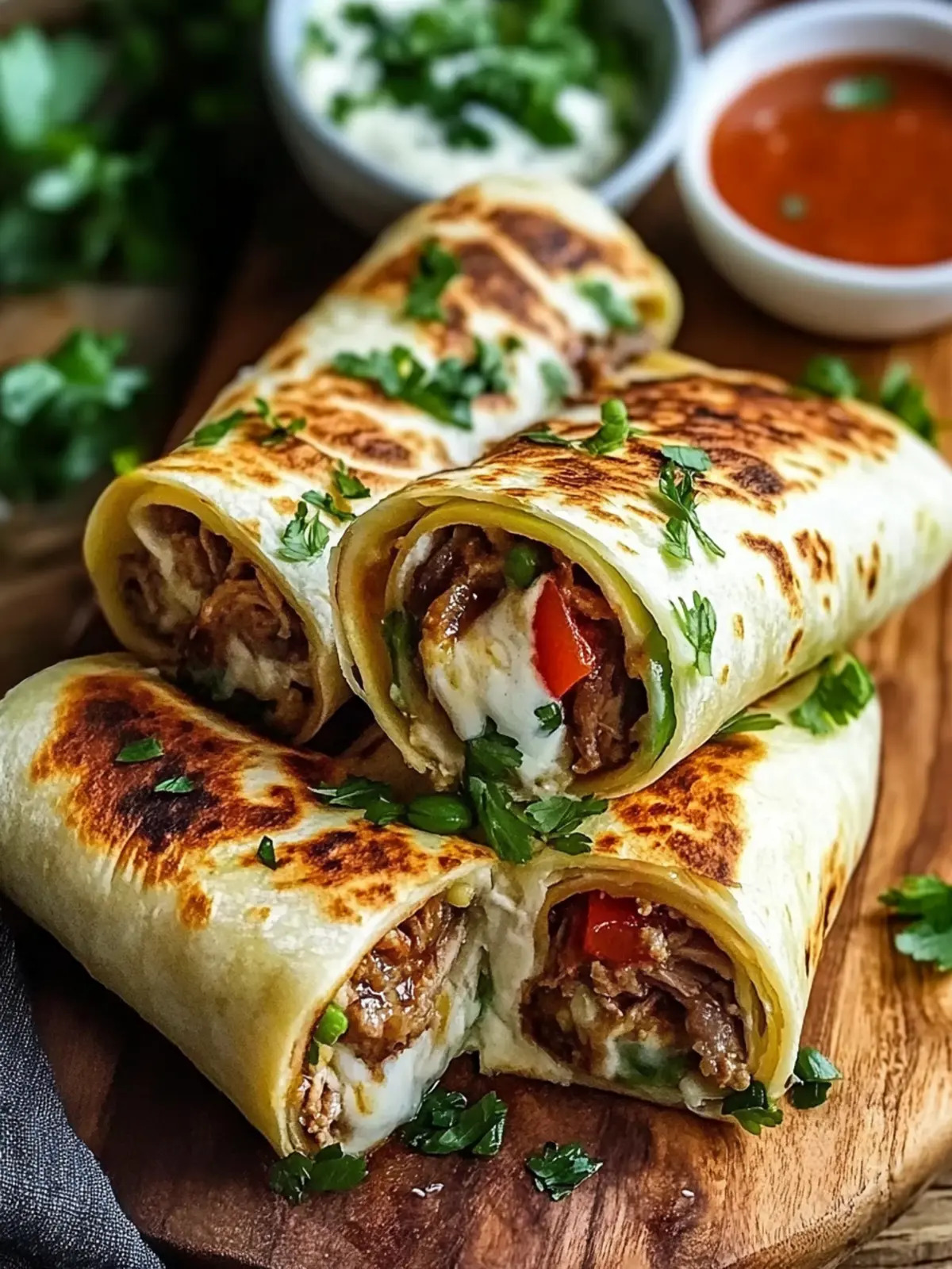 French Dip Tortilla Roll Ups for Quick Family Comfort Food 5 French Dip Tortilla Roll Ups