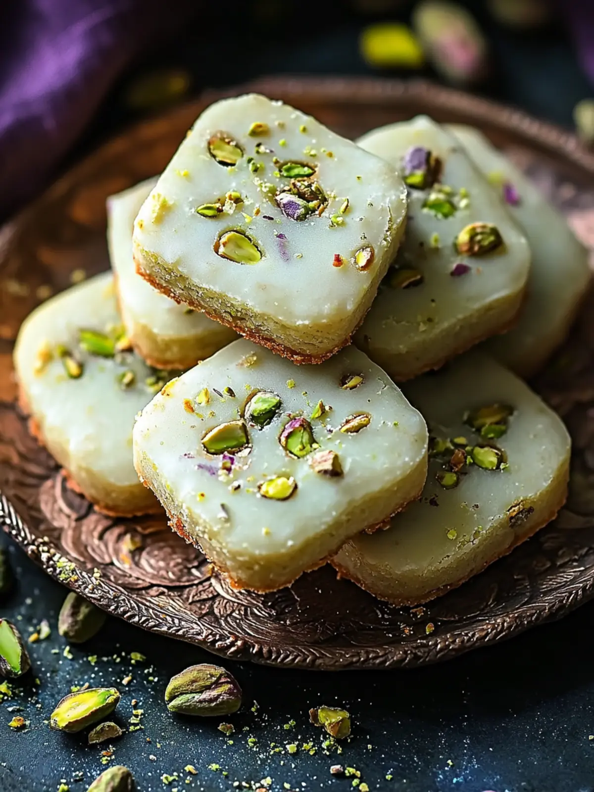 Delicious Pistachio Shortbread Cookies That Melt in Your Mouth 2 Delicious Pistachio Shortbread Cookies