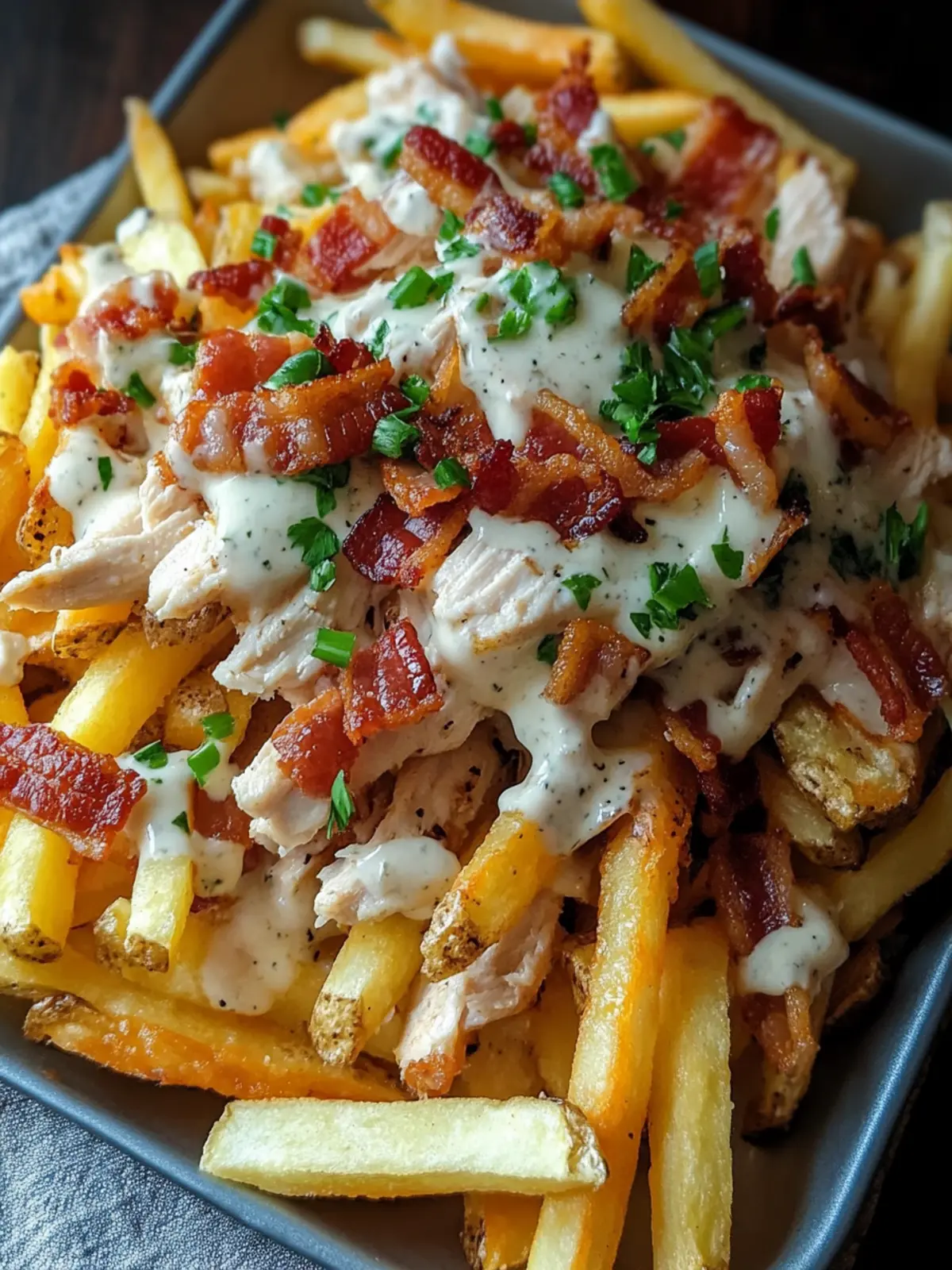 Chicken Bacon Ranch Fries That Will Change Your Snack Game 2 Chicken Bacon Ranch Fries