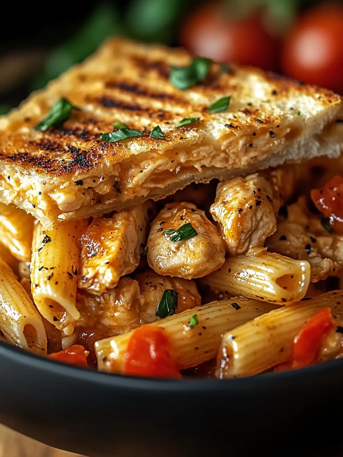 Honey Pepper Chicken Panini Pasta: Sweet, Spicy, Comfort Food Delight 3 Honey Pepper Chicken Panini Pasta