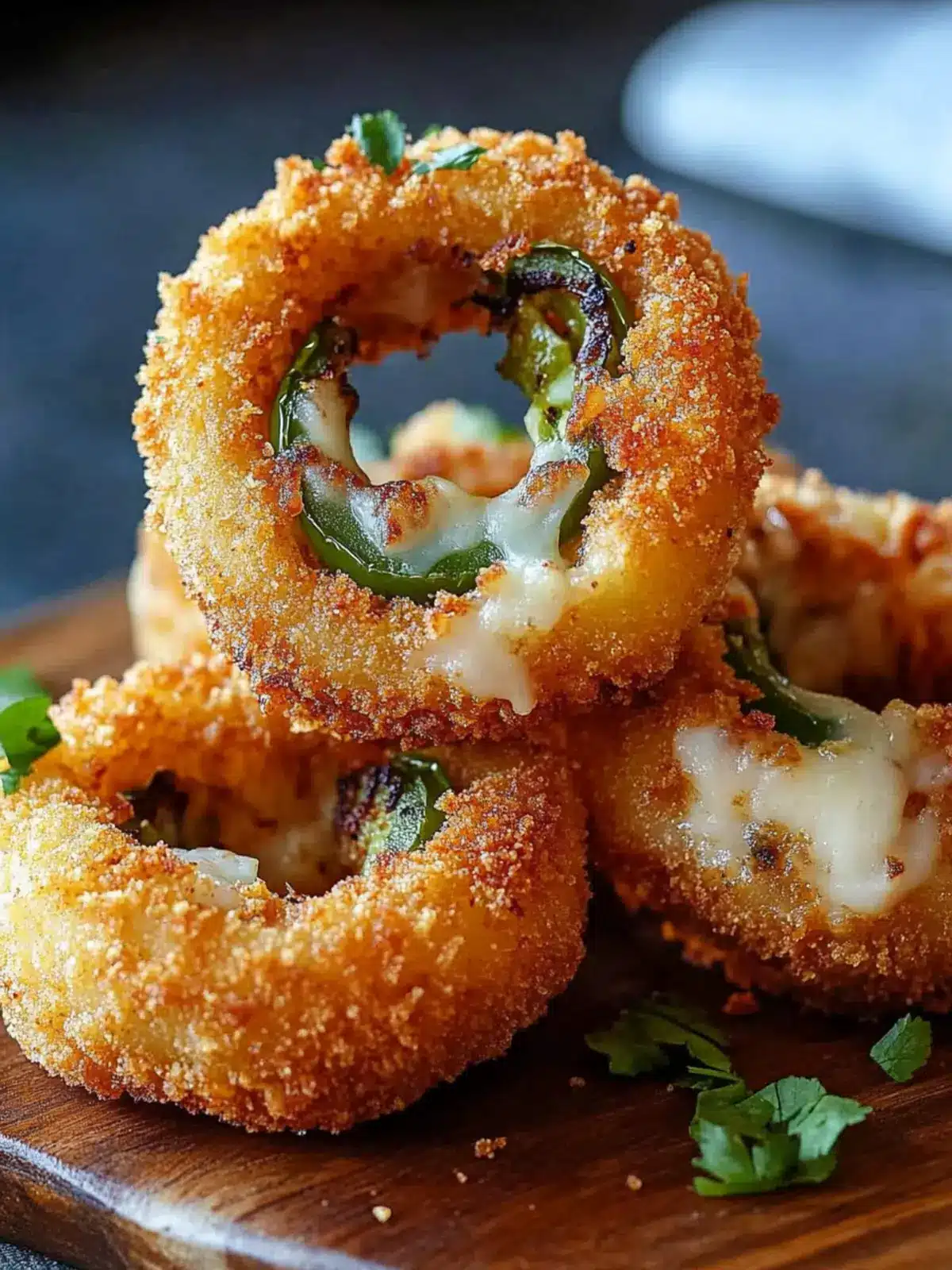 Crispy Jalapeño Popper Stuffed Onion Rings Recipe You’ll Love 2 Jalapeño Popper Stuffed Onion Rings Recipe
