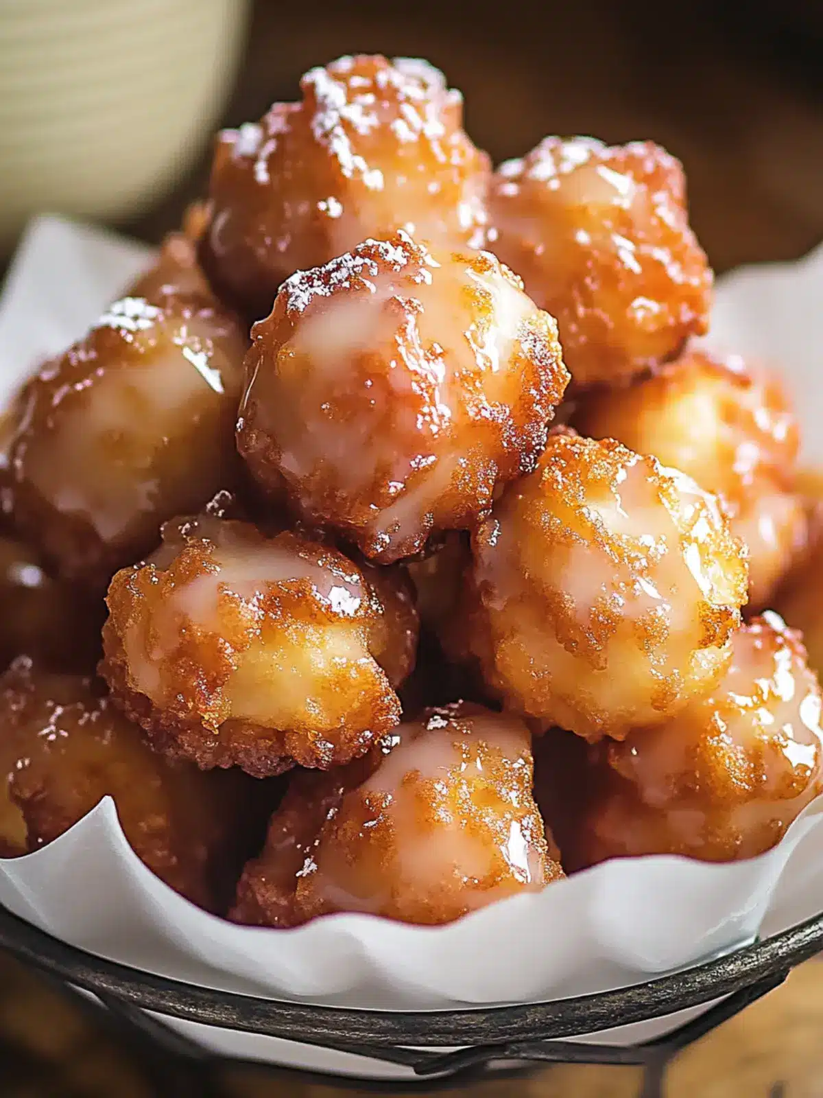 Irresistible Baked Apple Fritter Bites for Fall Bliss 2 Apple Fritter Bites