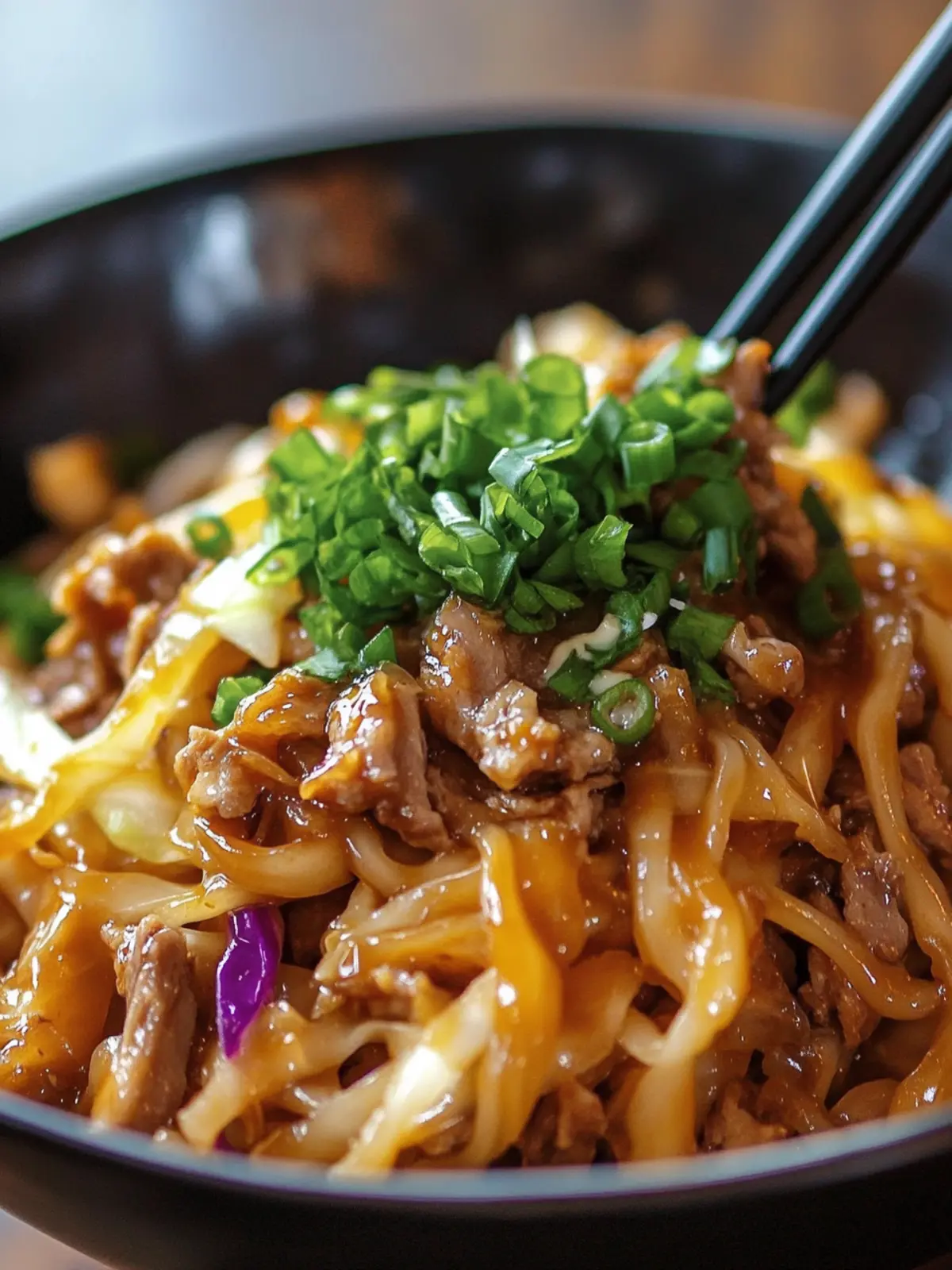 Savory Potsticker Noodle Bowl with Pork & Cabbage Slaw Delight 2 Potsticker Noodle Bowl with Pork & Cabbage Slaw