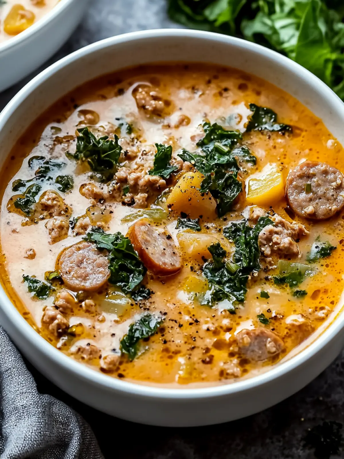 Ultimate Keto Tuscan Sausage Soup for Cozy Nights In 4 Ultimate Keto Tuscan Sausage Soup