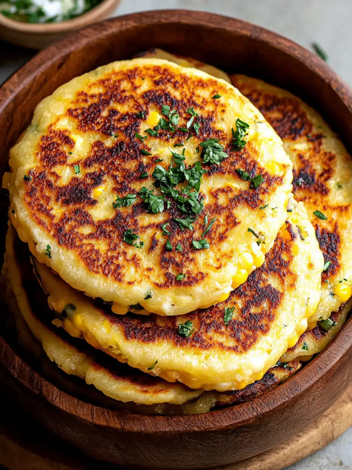 Venezuelan Sweet Corn Cachapas with Gooey Mozzarella Bliss 3 Venezuelan Sweet Corn Cachapas
