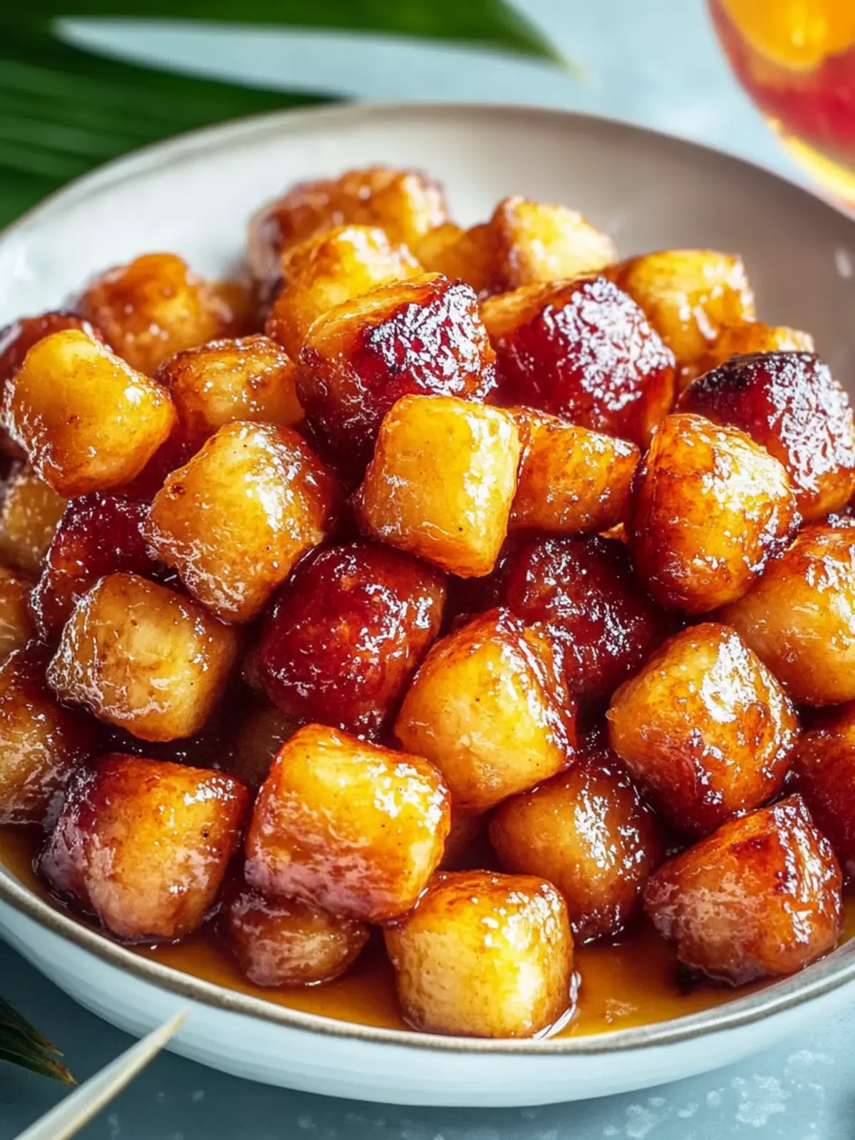 Pineapple Brown Sugar Lil’ Smokies Bites - A Party Favorite! 2 Pineapple Brown Sugar Mississippi Lil’ Smokies Bites