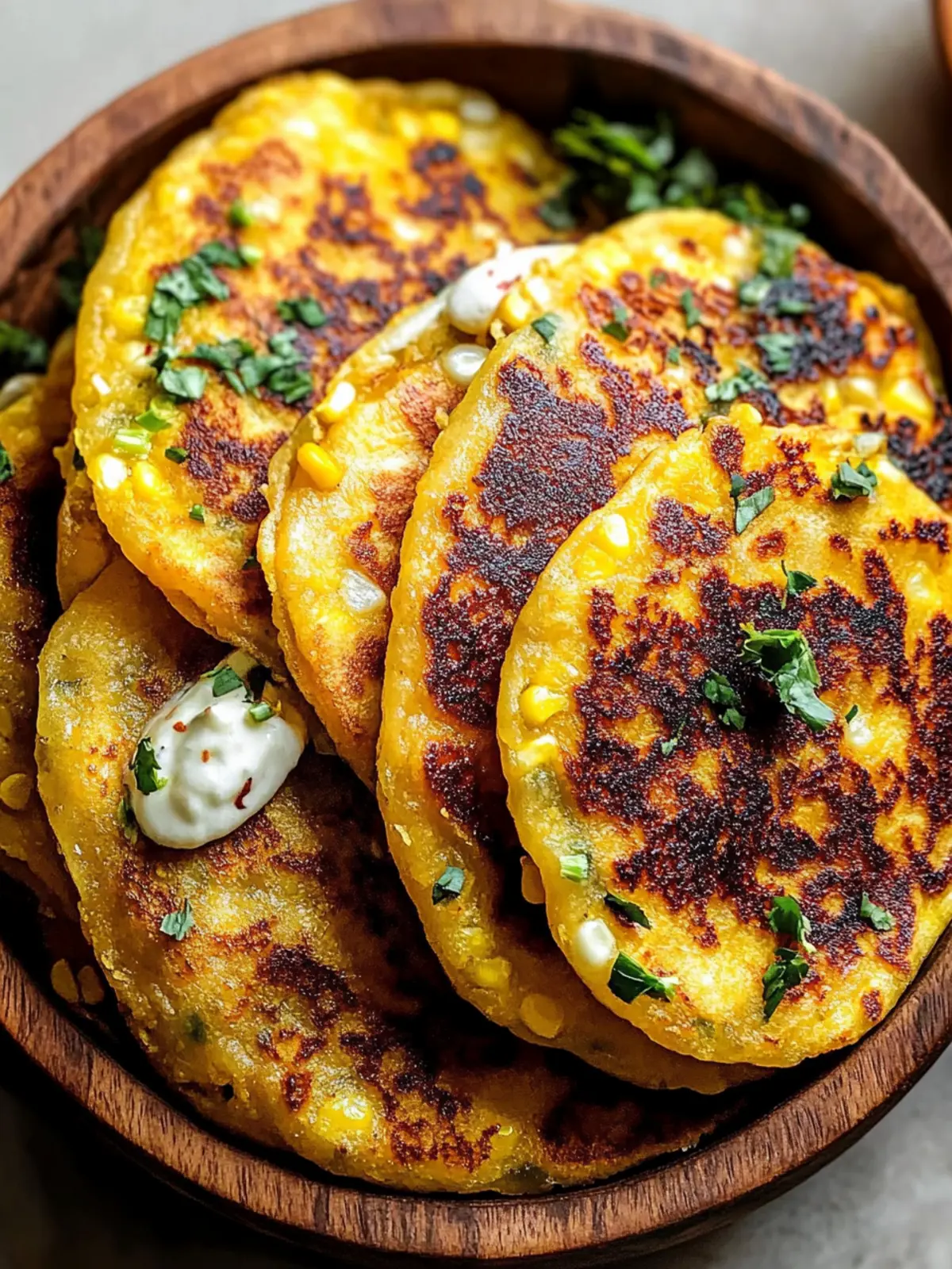 Venezuelan Sweet Corn Cachapas with Gooey Mozzarella Bliss 2 Venezuelan Sweet Corn Cachapas