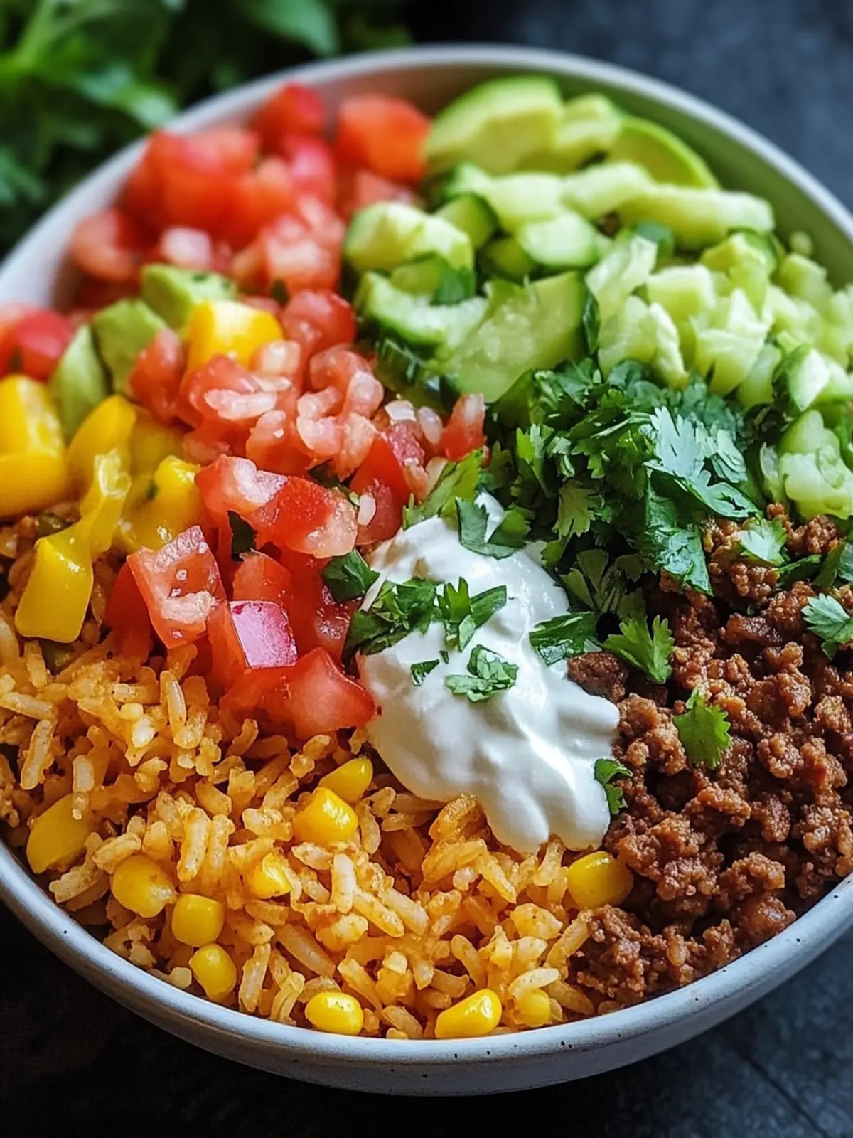 Taco Rice Bowl Delight – Quick, Customizable Family Favorite 4 Taco Rice Bowl
