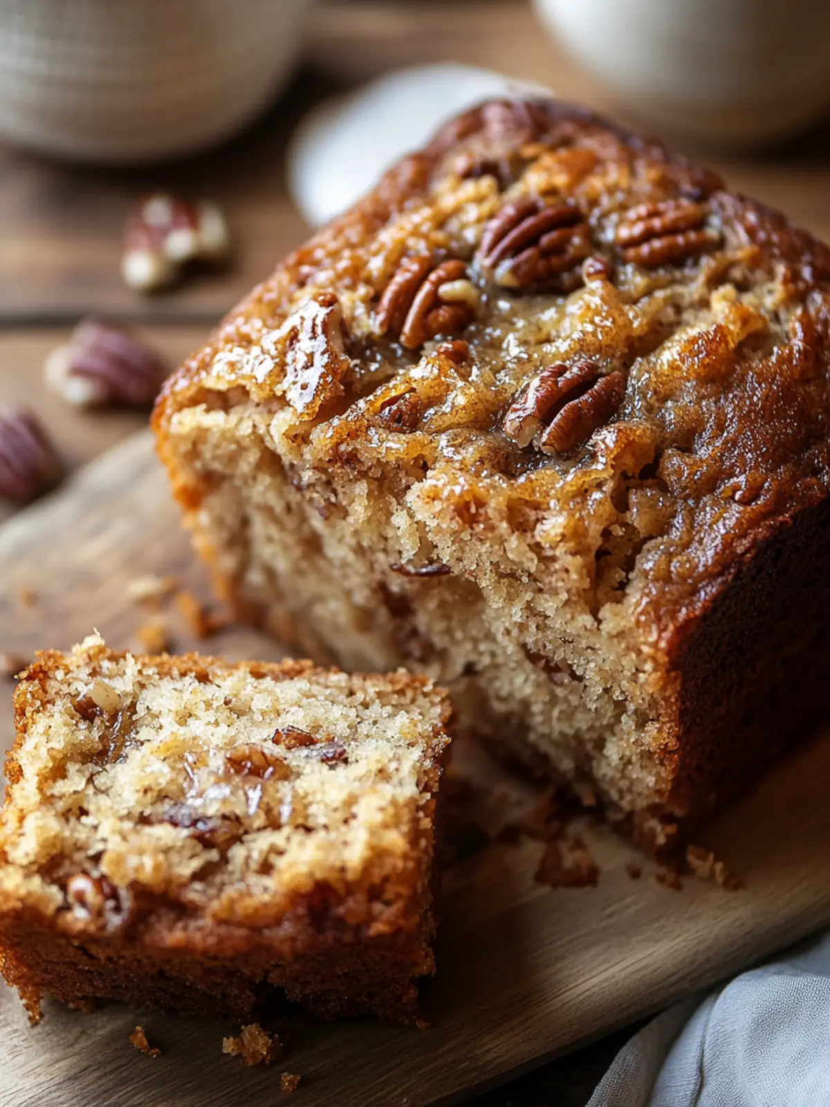 Sweet Alabama Pecanbread: Moist and Buttery Delight Awaits 4 Sweet Alabama Pecanbread