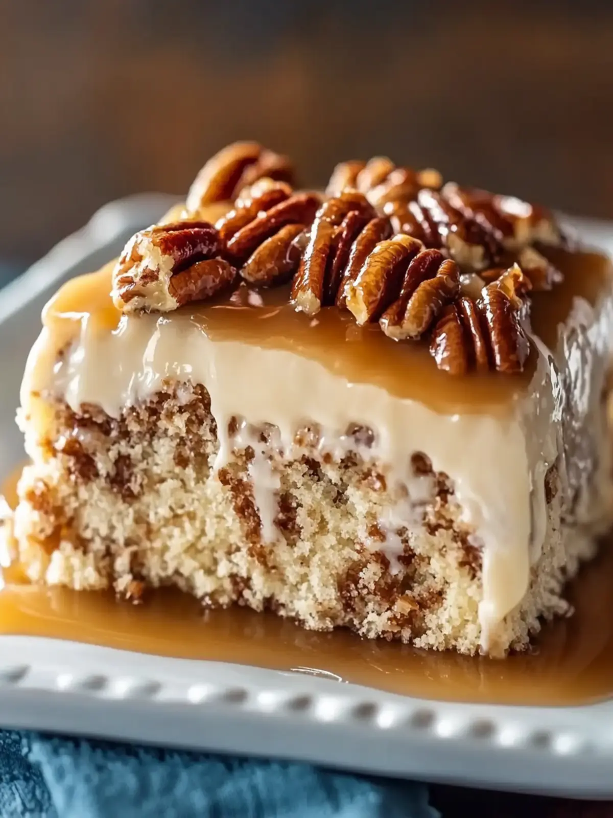 Irresistible Butter Pecan Praline Poke Cake You'll Love 2 Butter Pecan Praline Poke Cake