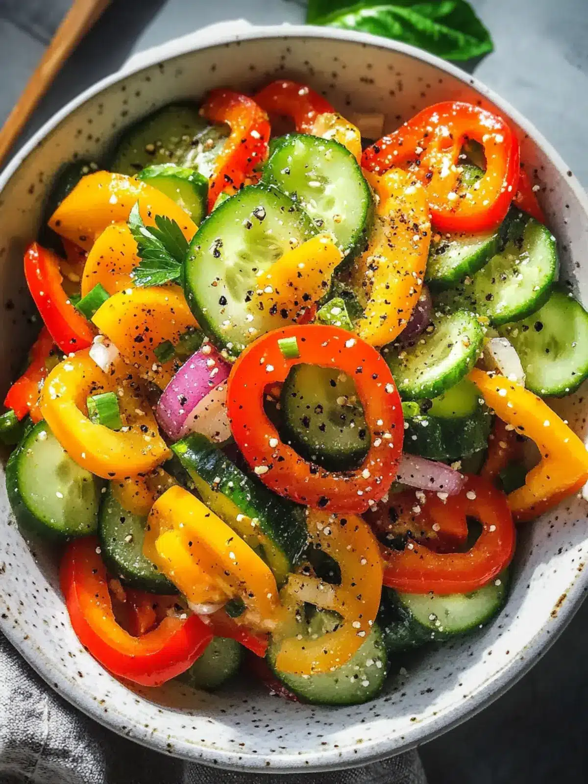 Viral Cucumber Pepper Salad: Refreshing 10-Minute Delight 5 Viral Cucumber Pepper Salad