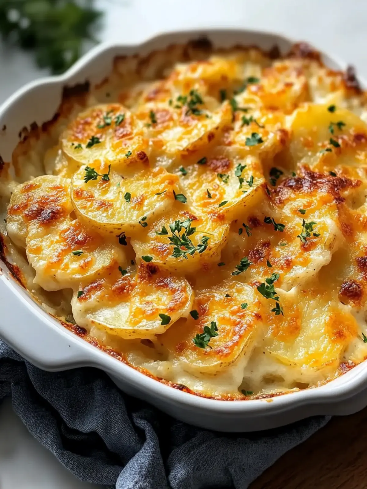 Cheesy Potatoes Au Gratin: Irresistibly Creamy Comfort Dish 5 Cheesy Potatoes Au Gratin