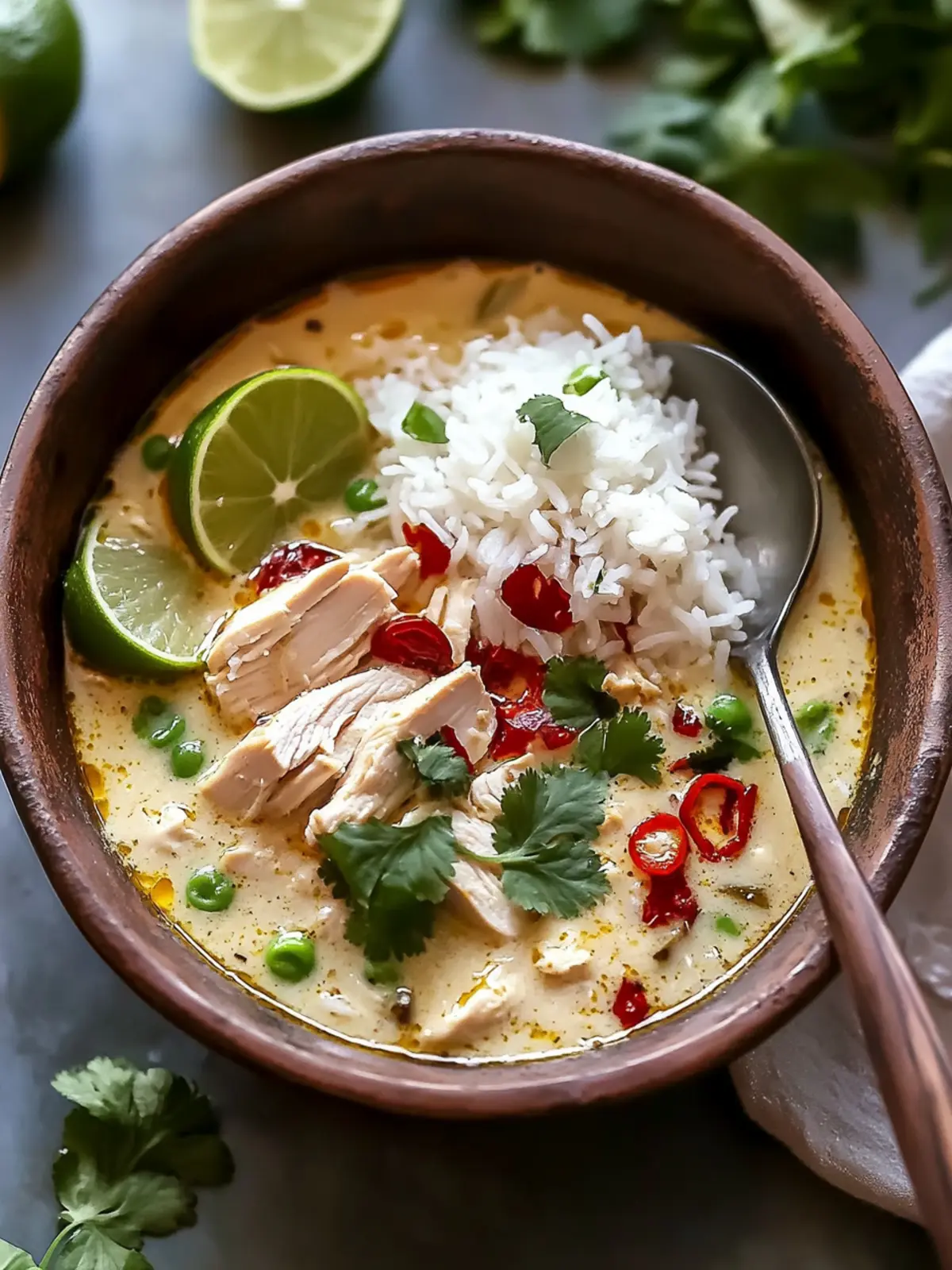 One-Pot Coconut Chicken Brothy Rice for Cozy Family Dinners 2 One-Pot Coconut Chicken Brothy Rice