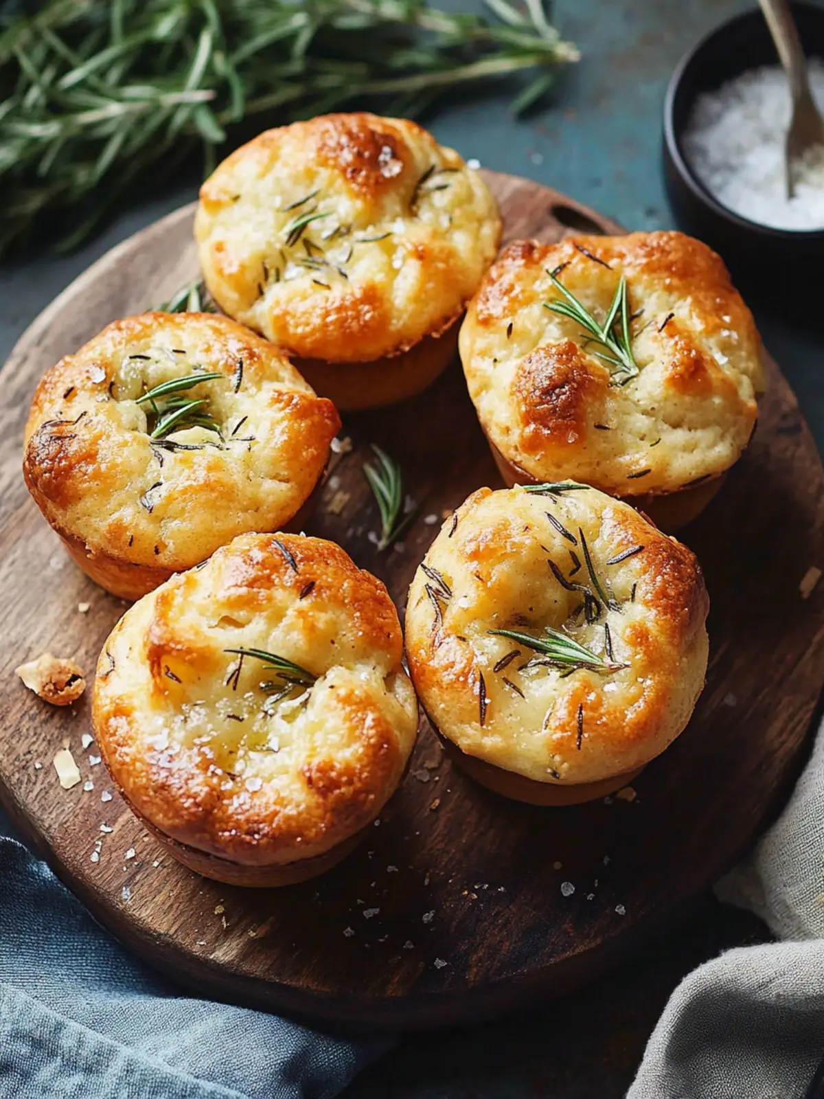Golden Crust Garlic Rosemary Focaccia Muffins You’ll Love 2 Golden Crust Garlic Rosemary Focaccia Muffins
