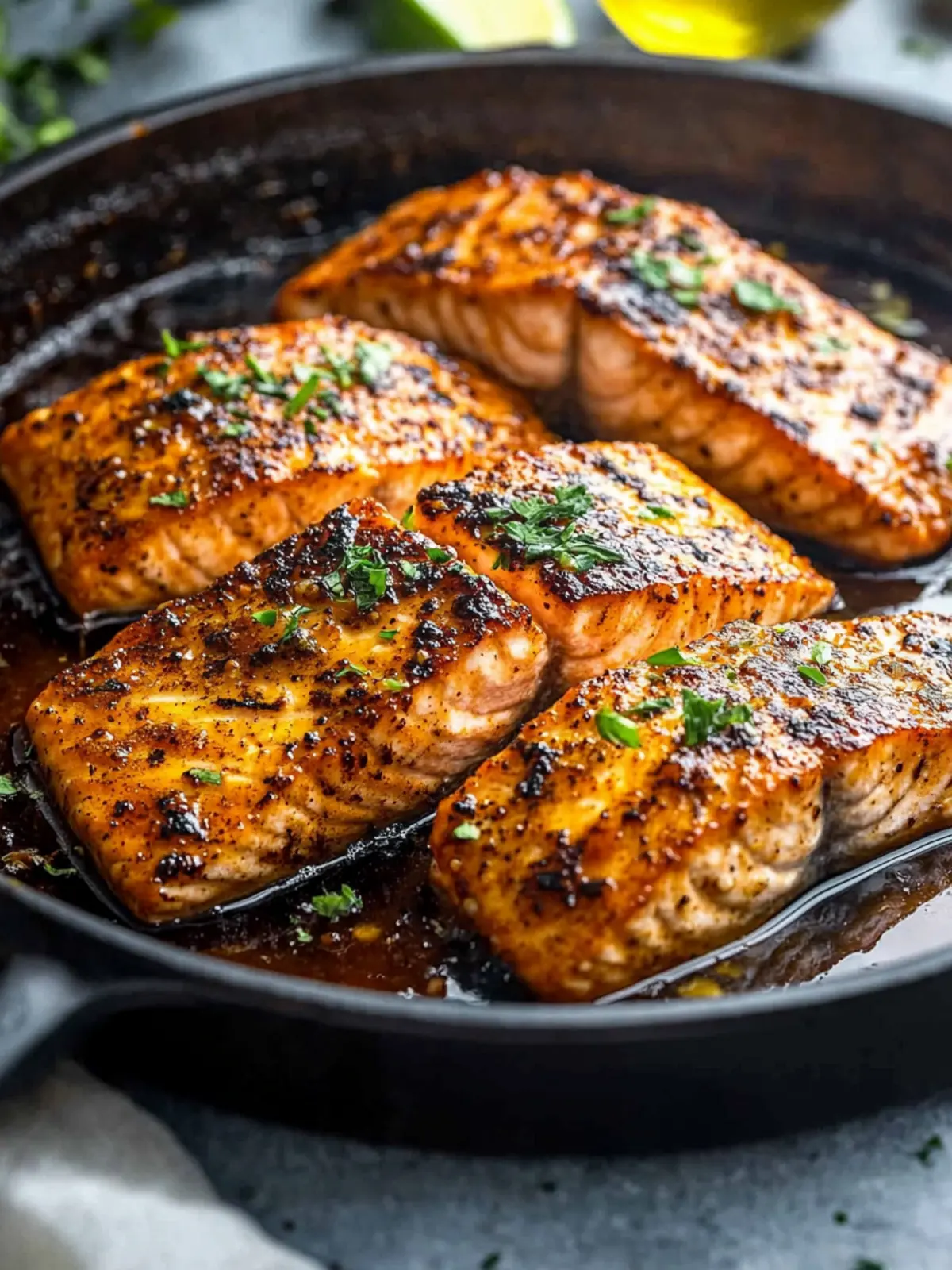 Cajun Honey Butter Salmon: A Sweet and Spicy Dinner Treat 4 Cajun Honey Butter Salmon