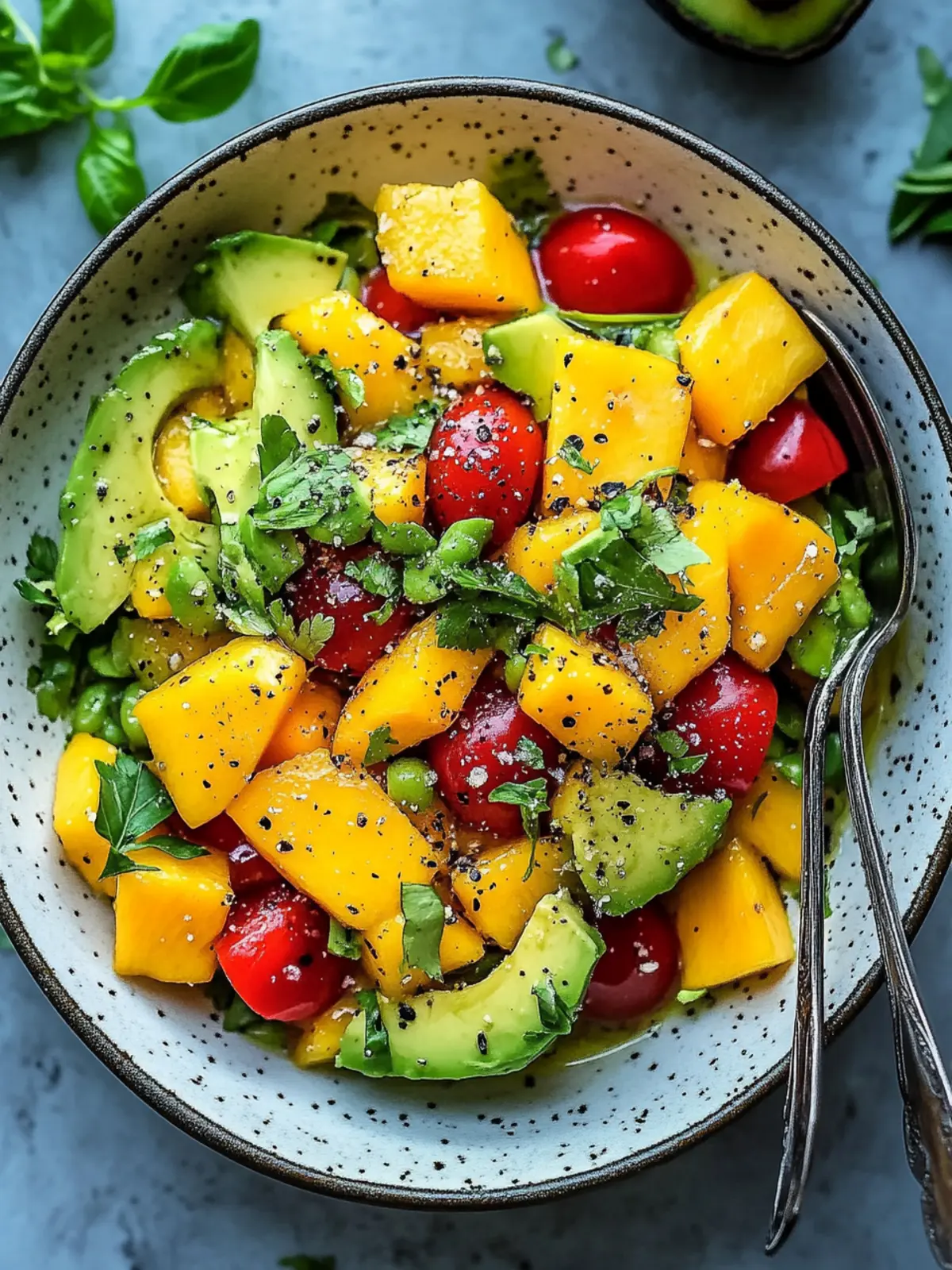 Zesty Avocado Mango Salad for a Refreshing Twist 4 Avocado Mango Salad