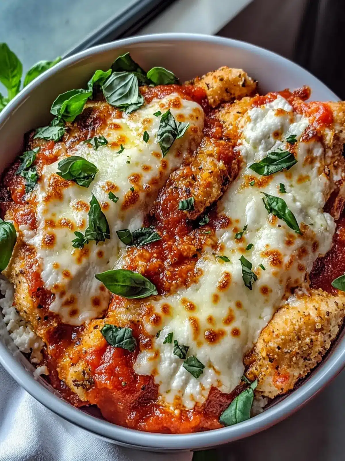 High Protein Chicken Parm Cottage Cheese Bowl You’ll Crave 3 High Protein Chicken Parm Cottage Cheese Bowl