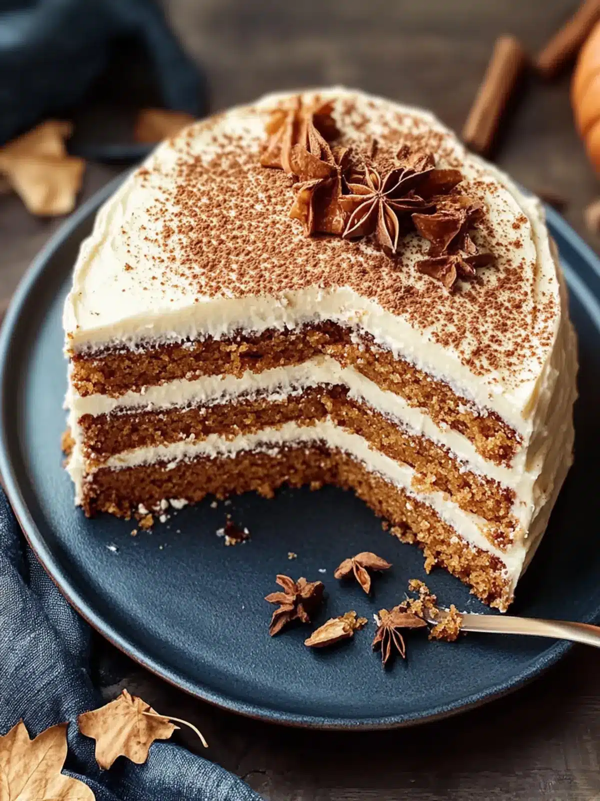 Chai-Spiced Pumpkin Layer Cake - Fall's Ultimate Cozy Treat 4 Chai-Spiced Pumpkin Layer Cake