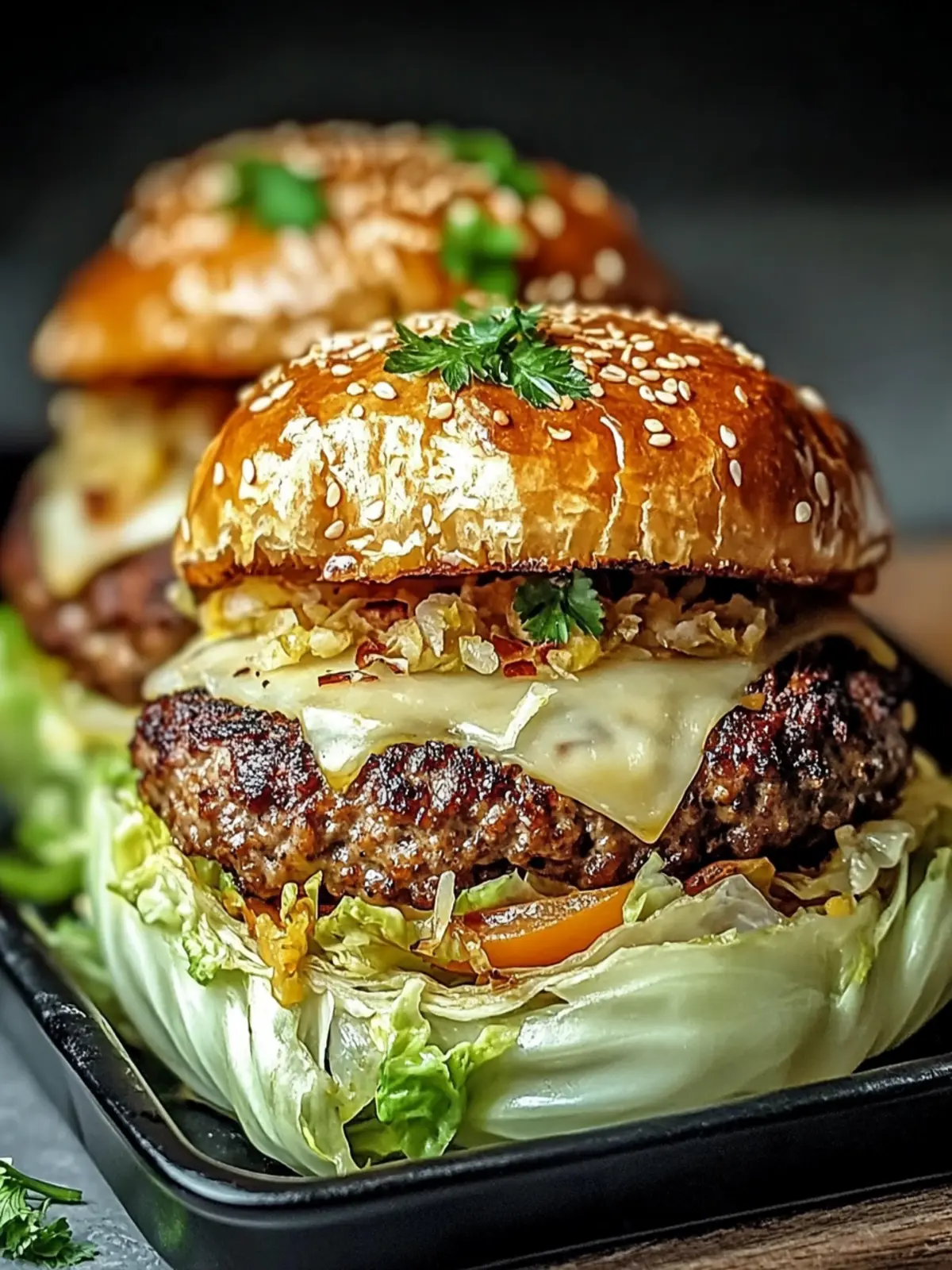 Crispy Cabbage Burger Bake: A Healthy Twist on Classics 3 Crispy Cabbage Burger Bake