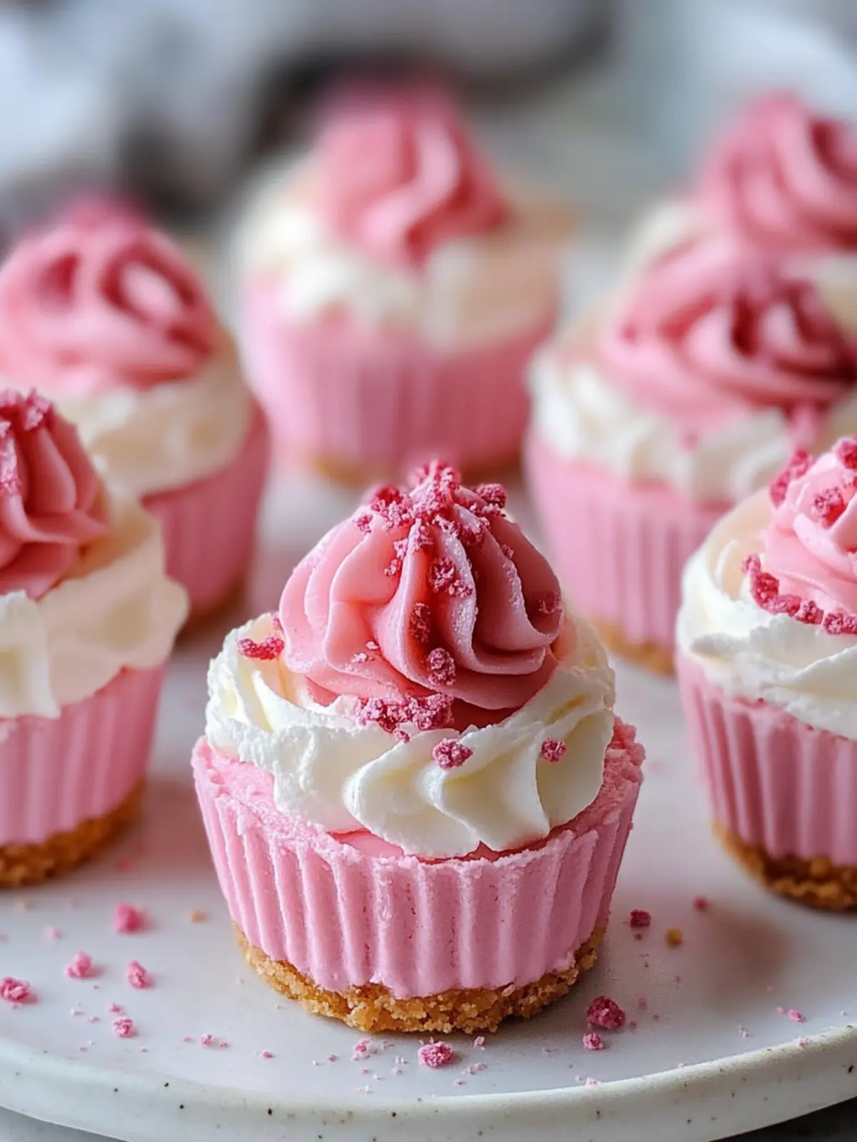 Indulge in No-Bake Pink Velvet Cheesecake Bites Today 2 No-Bake Pink Velvet Cheesecake Bites