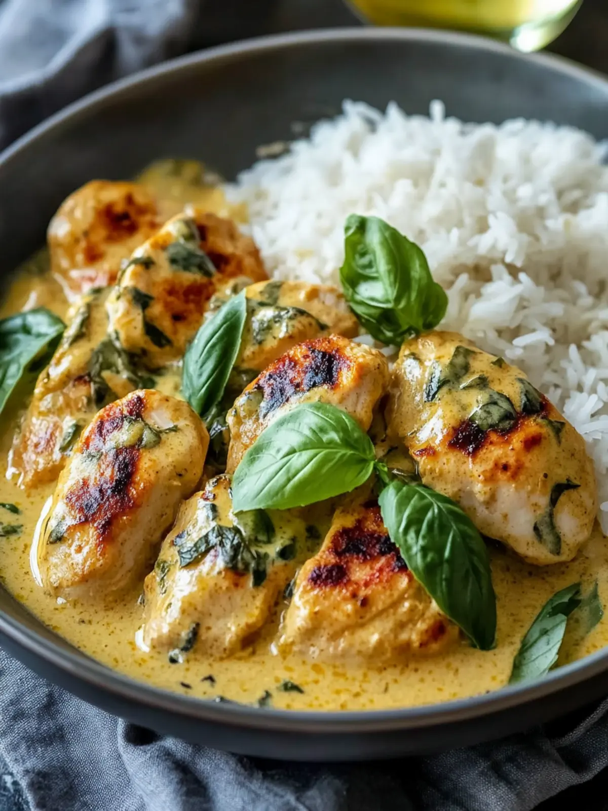 Basil Chicken with Coconut Curry Sauce Recipe You’ll Love 4 Basil Chicken with Coconut Curry Sauce Recipe