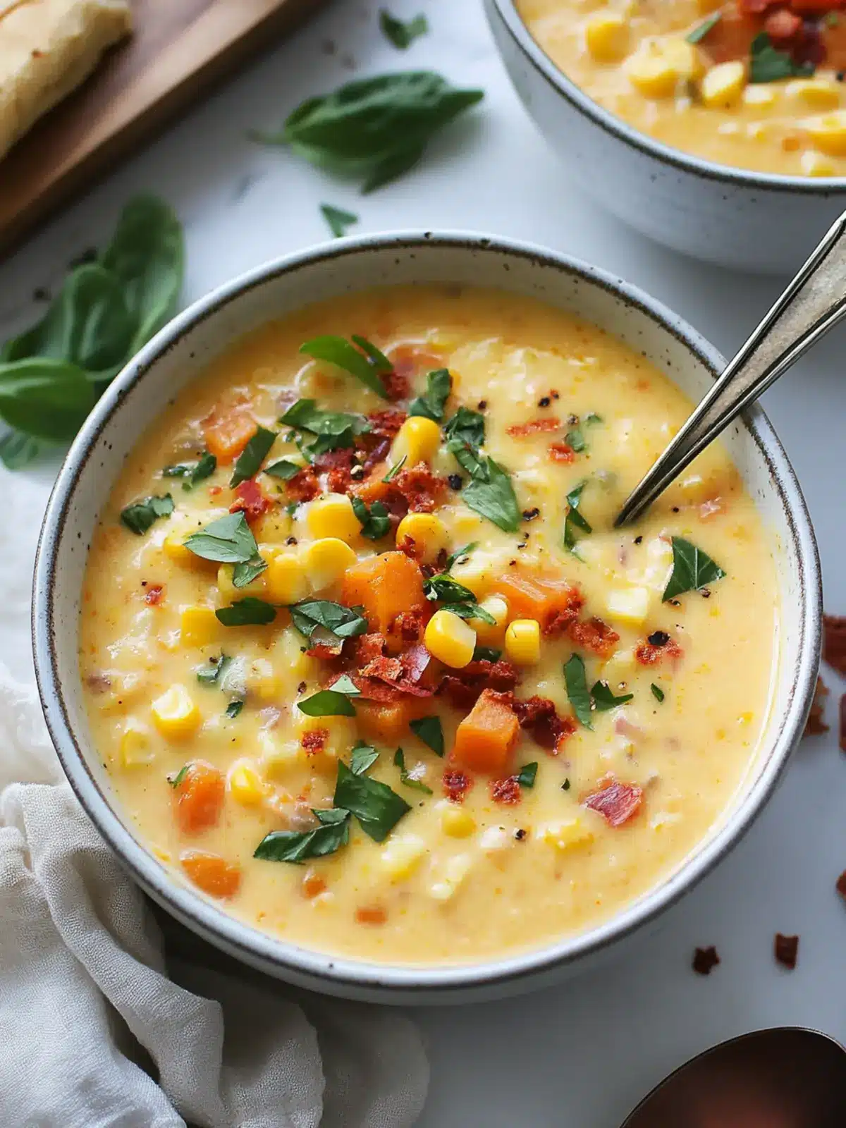 Creamy Sweet Potato Corn Chowder That's a Taste of Comfort 4 Sweet Potato Corn Chowder