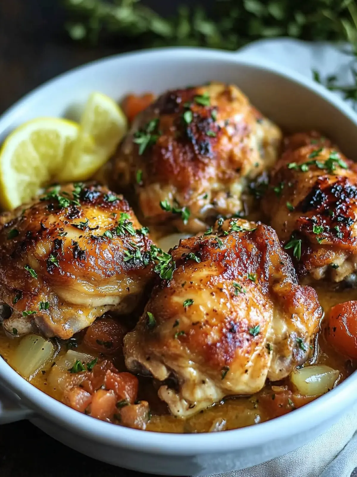 Irresistible Italian Crockpot Chicken Thighs for Cozy Nights 4 Italian Crockpot Chicken Thighs