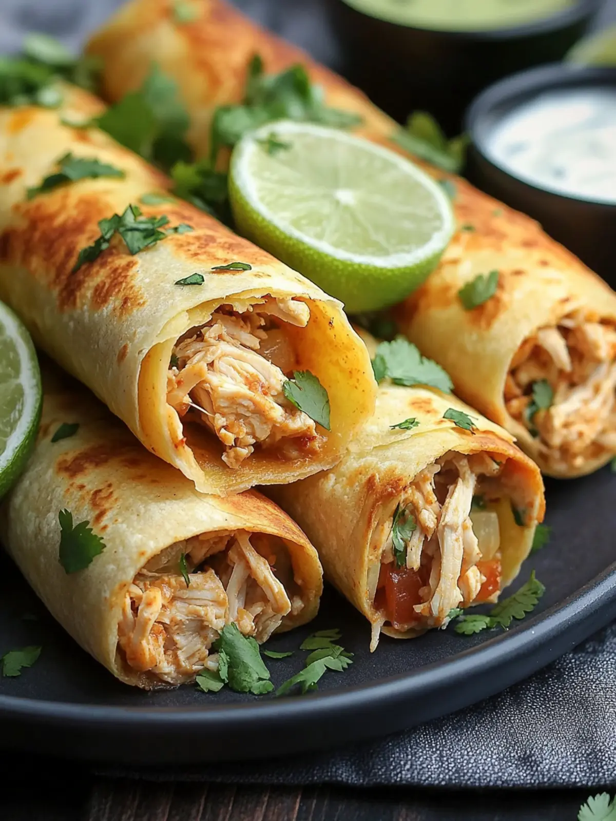 Creamy Pulled Chicken Taquitos for Quick Family Fun 2 Creamy Pulled Chicken Taquitos