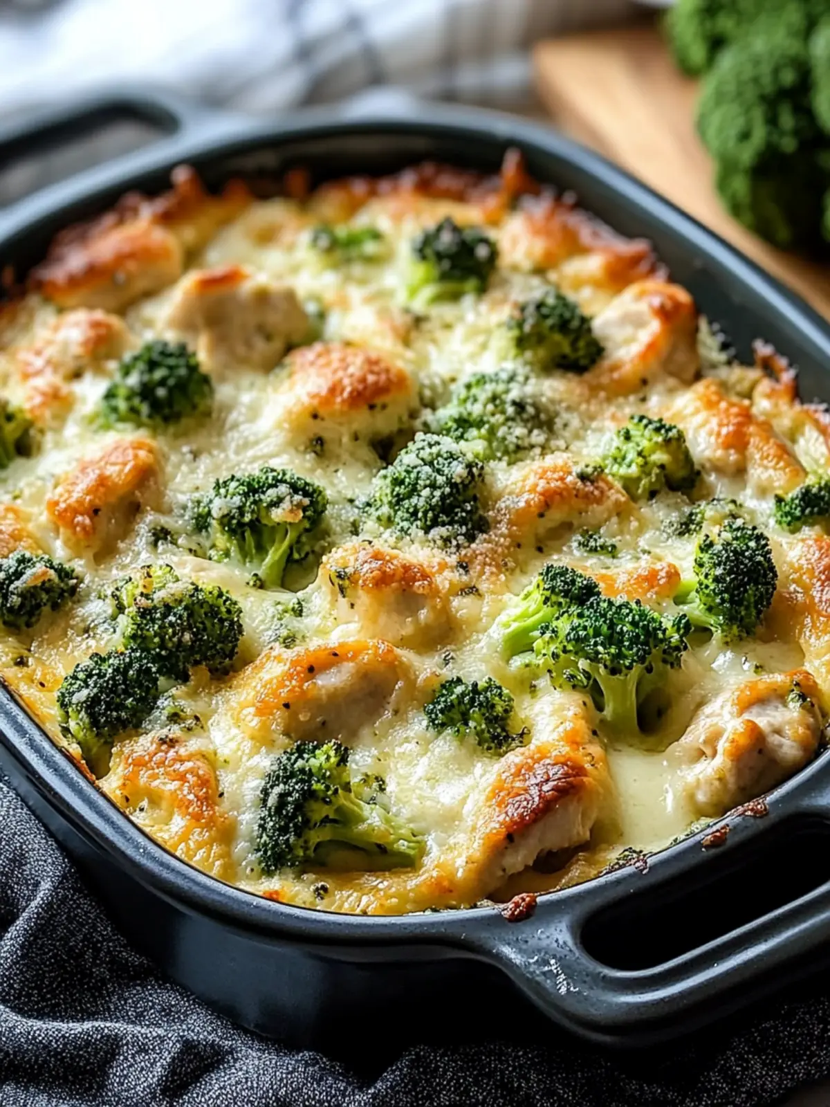 Easy Keto Chicken Alfredo Broccoli Bake That's Pure Comfort 3 Easy Keto Chicken Alfredo Broccoli Bake