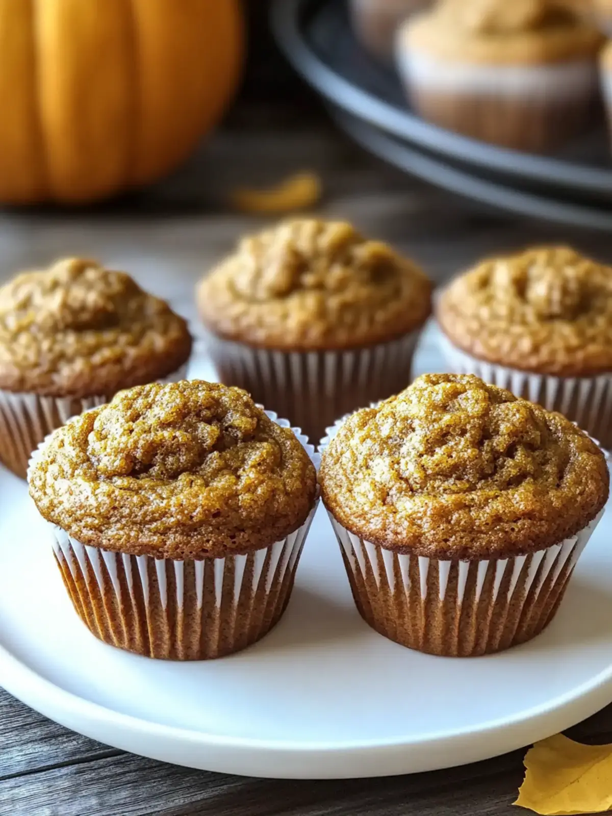 Deliciously Healthy Pumpkin Muffins to Brighten Your Morning 2 Healthy Pumpkin Muffins