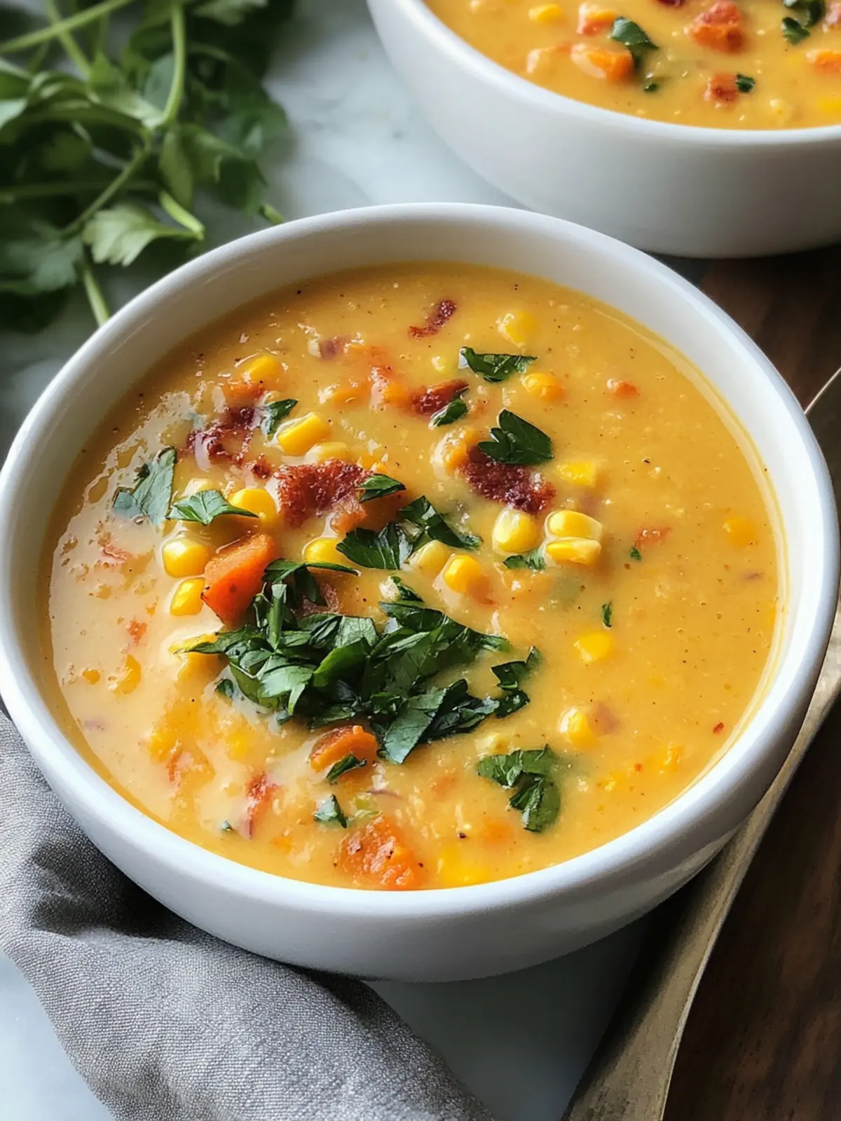 Creamy Sweet Potato Corn Chowder That's a Taste of Comfort 5 Sweet Potato Corn Chowder